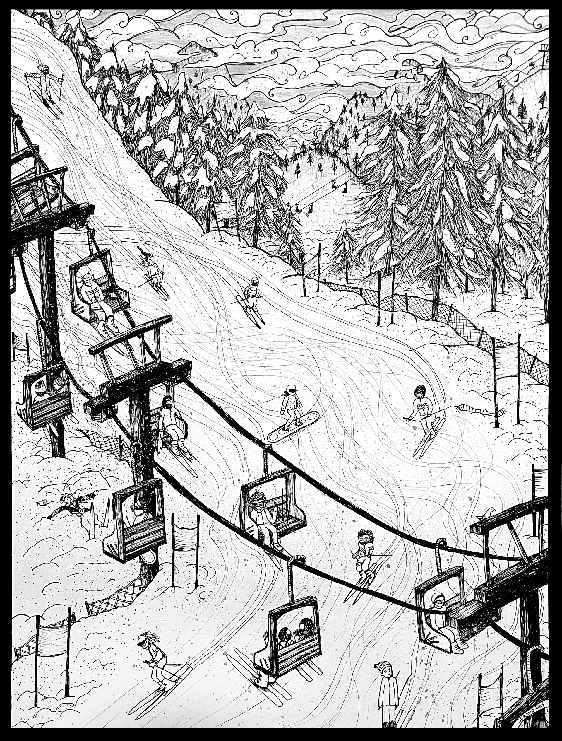 The Slopes- custom, 2024