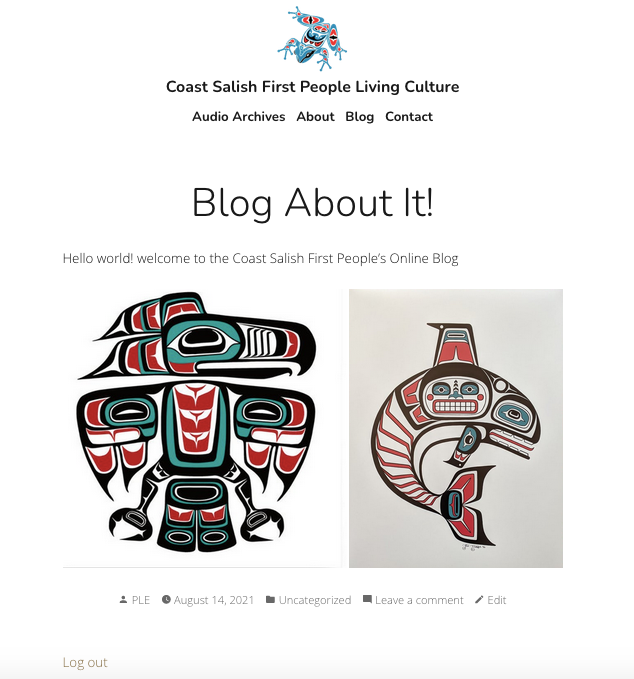 Blog Page