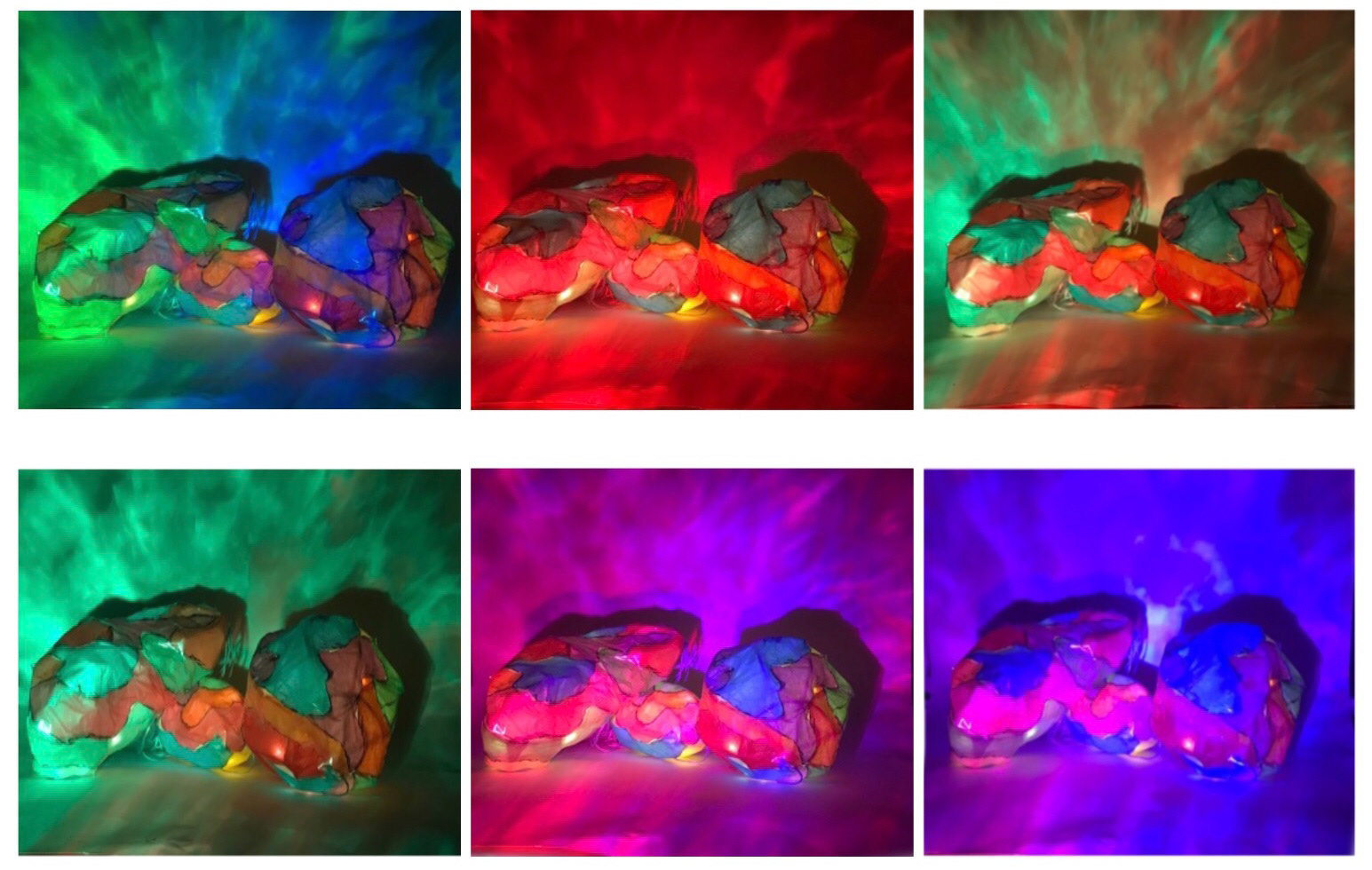 'Light On Light'' Tissue Paper Sculpture