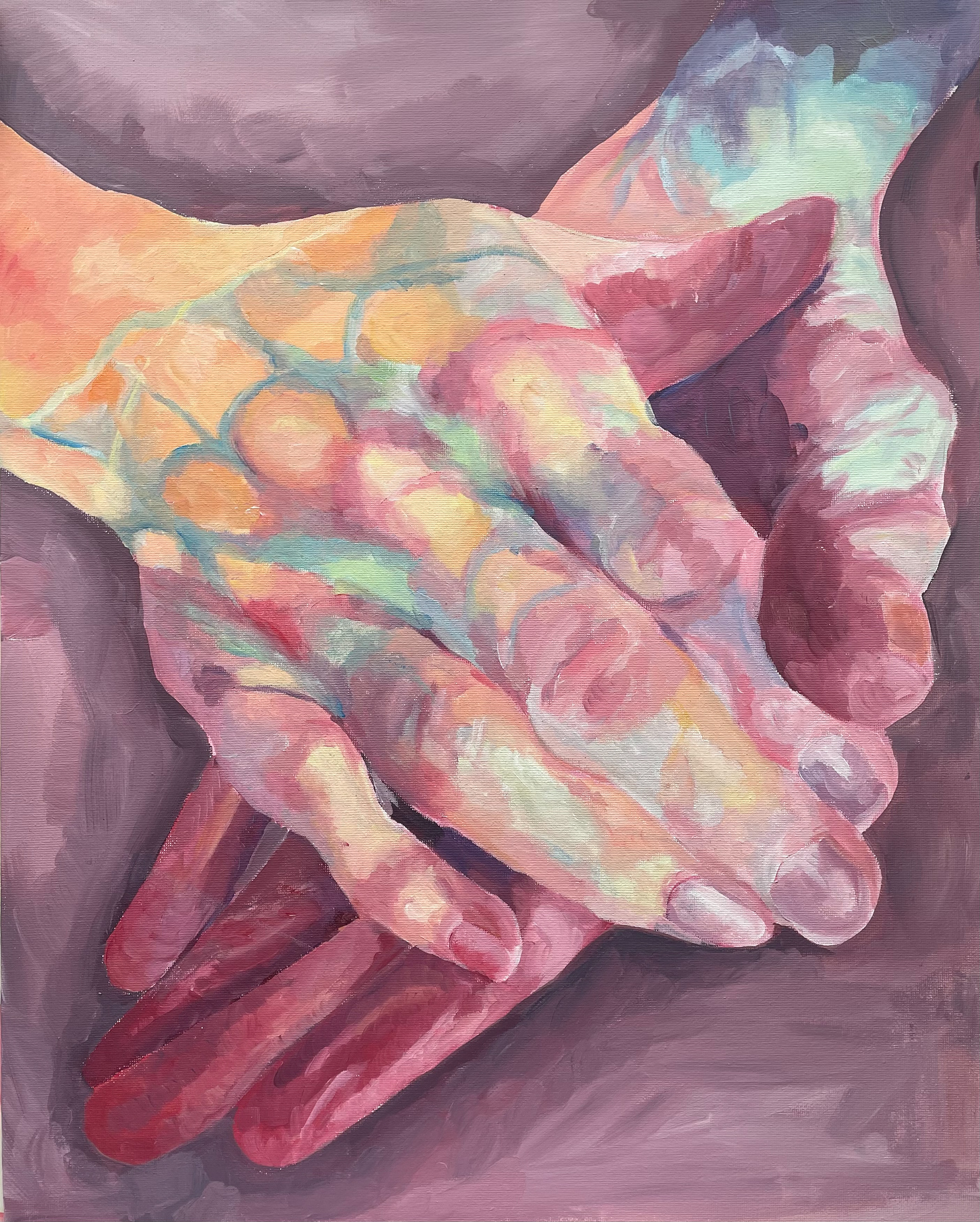 'Age through time' Acrylic on Canvas
