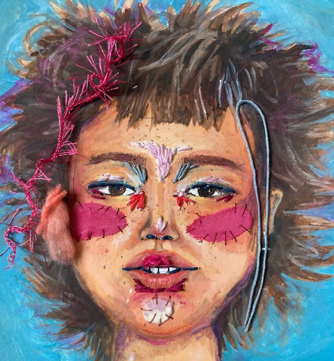 'Portrait'  2021 Mixed Media