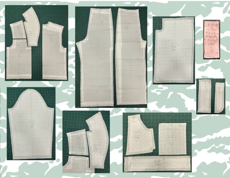 Pattern pieces