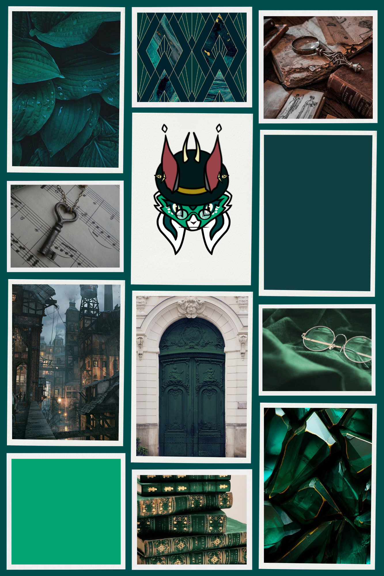 Moodboard for my character Skimble