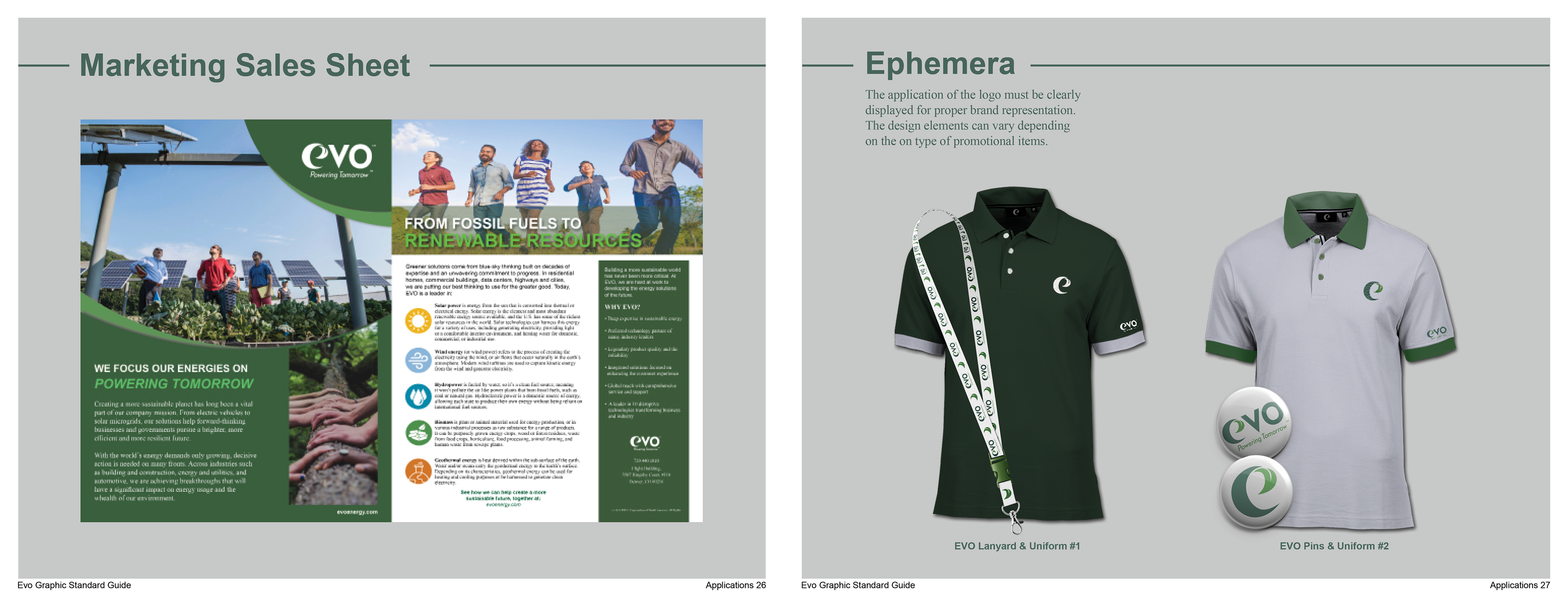 Sales Sheet and Uniform