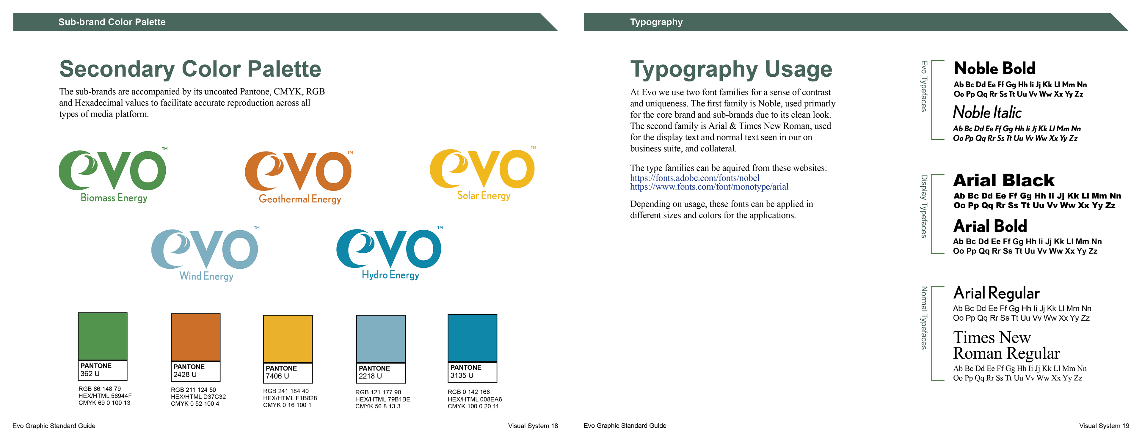 Secondary Color and Typography