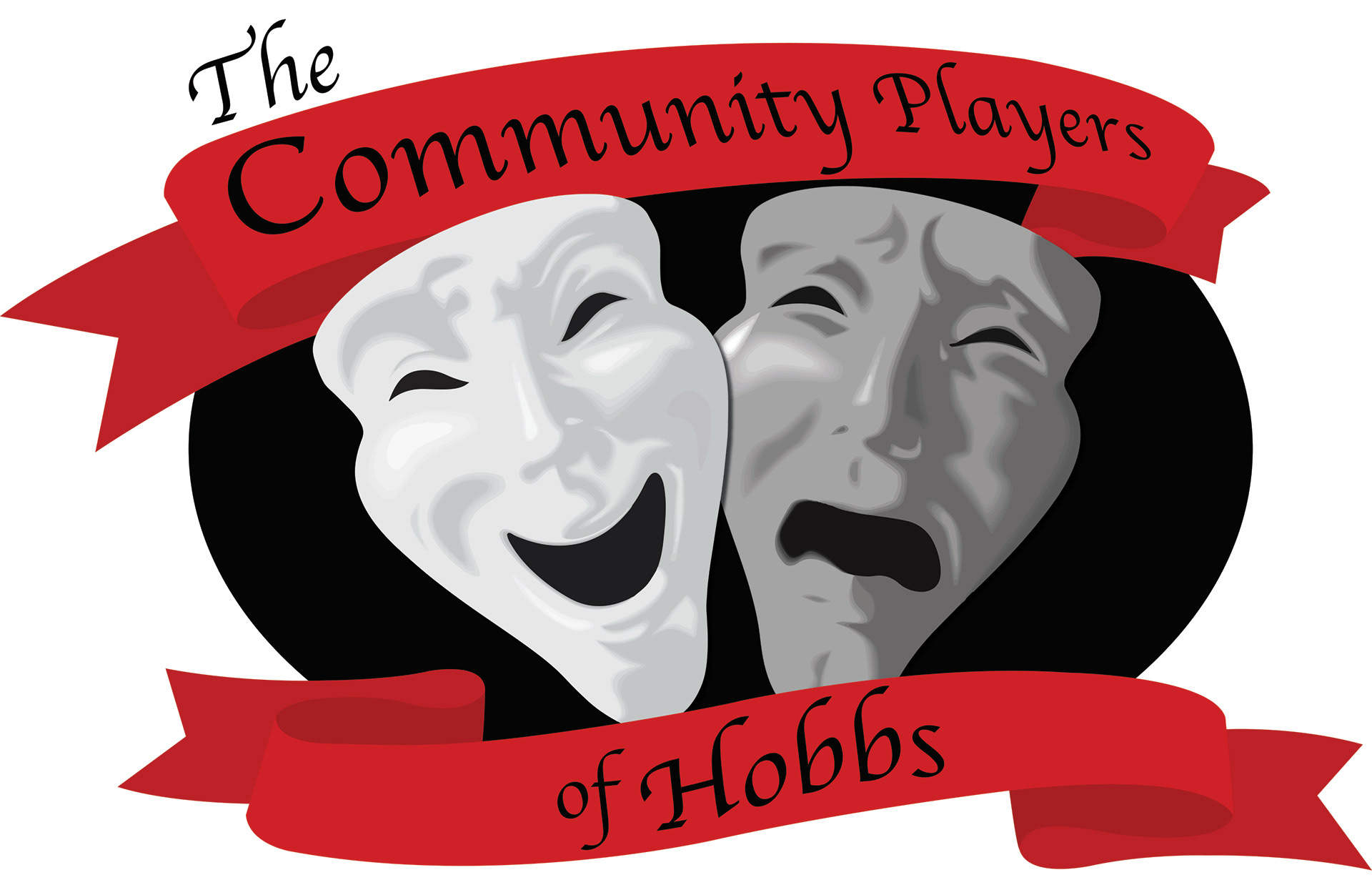 Logo for The Community Players of Hobbs. Created in Adobe Illustrator. 2016
