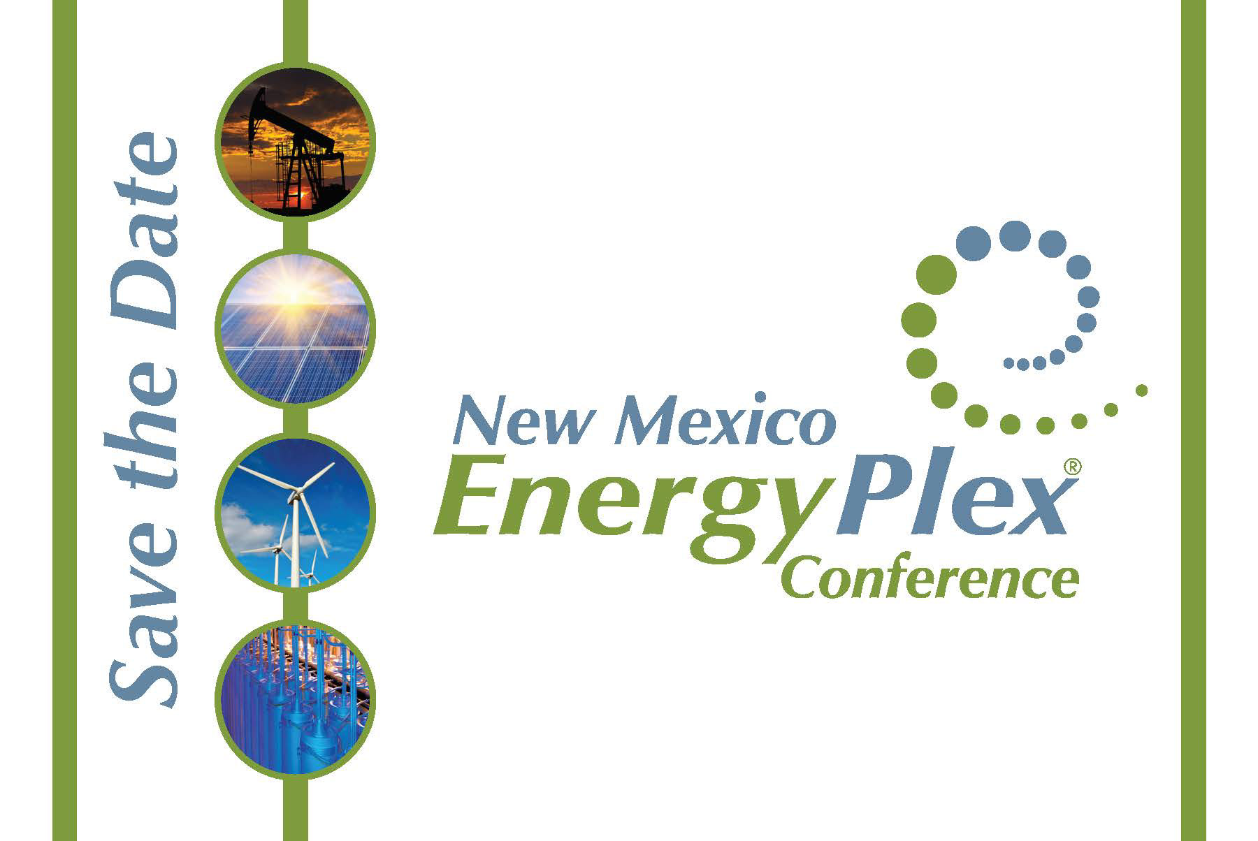 Save The Date Card. Side 1. Created in Adobe InDesign. 2017