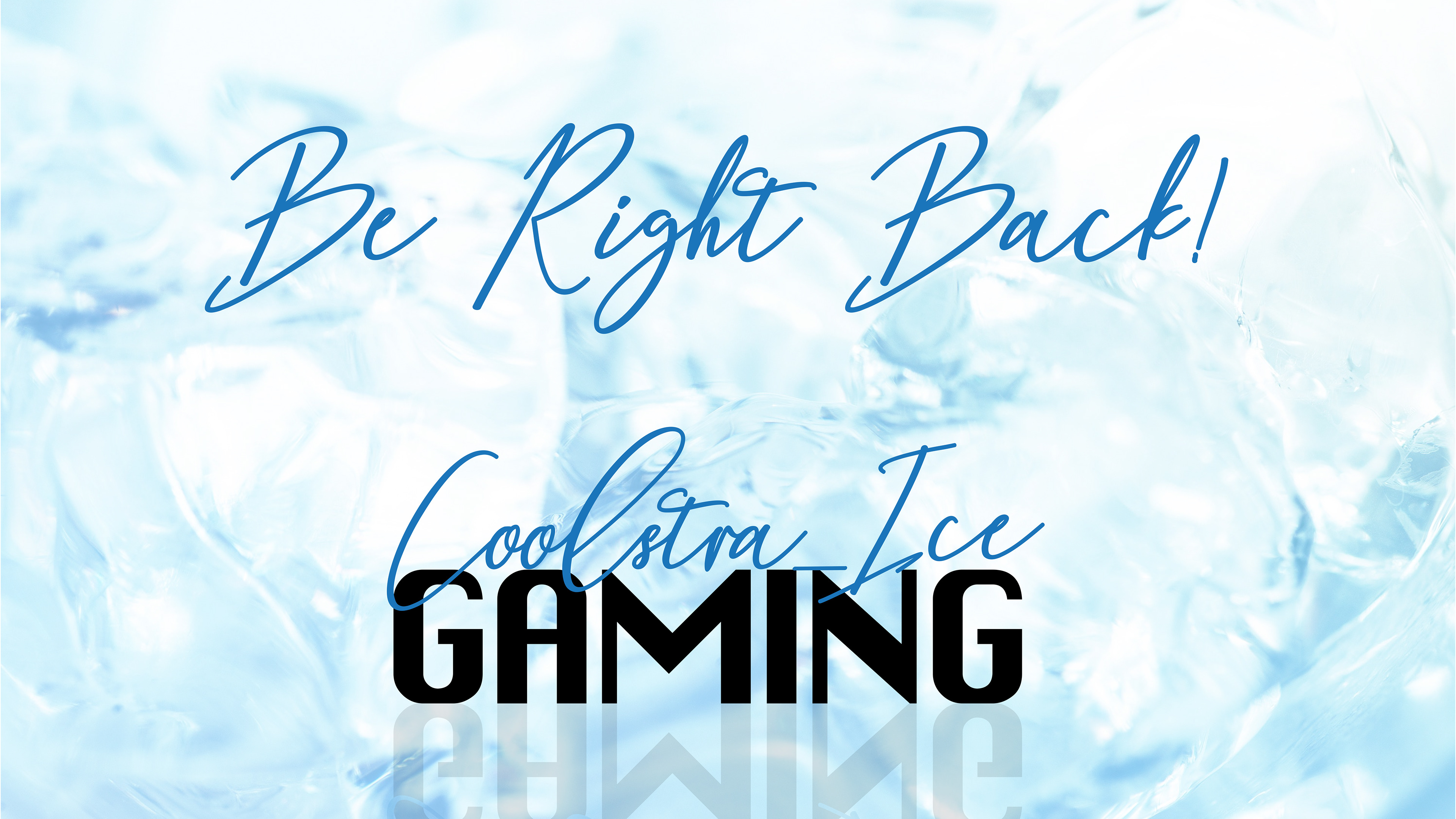 Be Right Back scene image for Coolstra_Ice on Twitch. Created in Adobe Illustrator. 2020