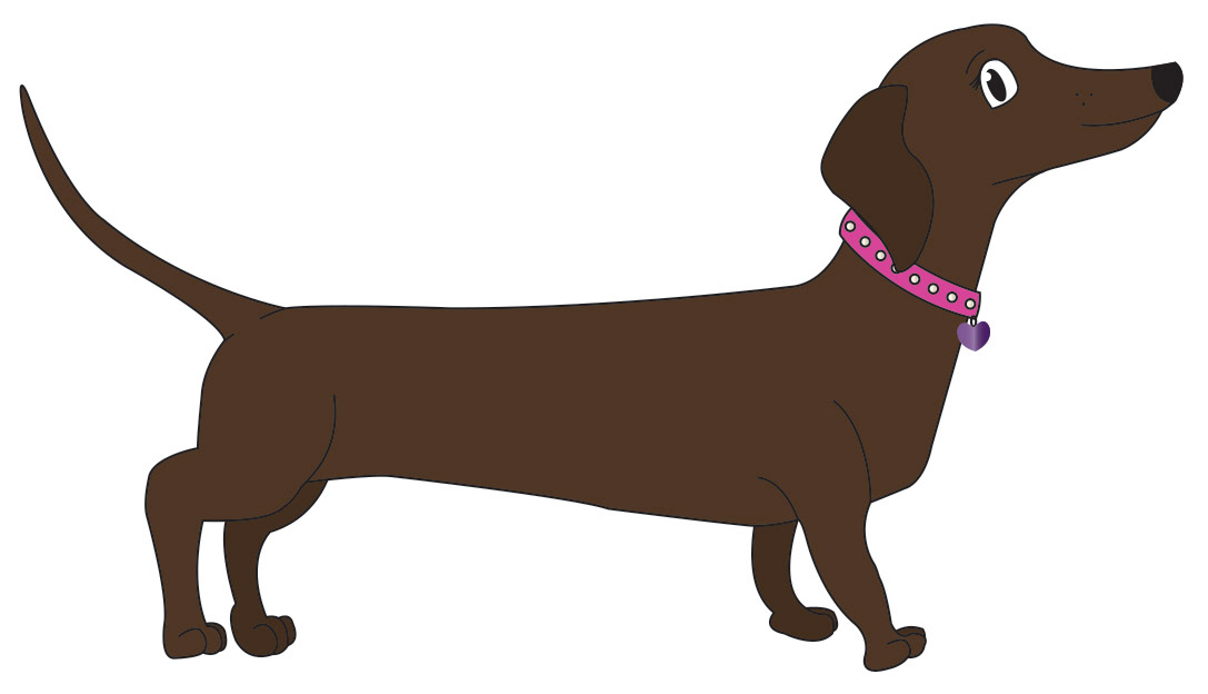 "The Adventures of Pooch: The Kitty Litter Caper" Character Profile: Penny. Created in Adobe Illustrator. 2014