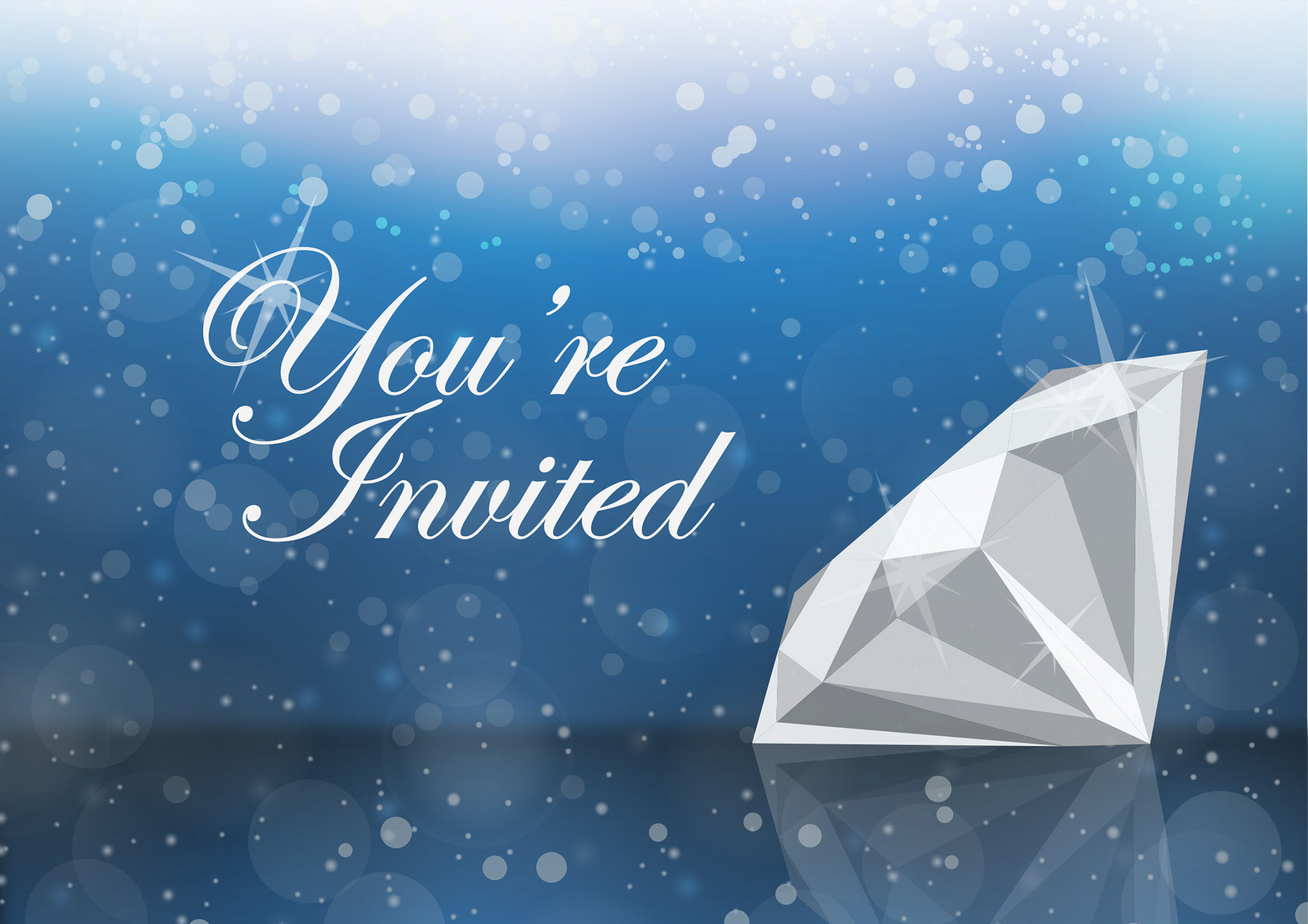 Folded Invitation for the Economic Development Corporation of Lea County's "Evening with Lea County" Legislative Event. Front. Created in Adobe Illustrator. 2016