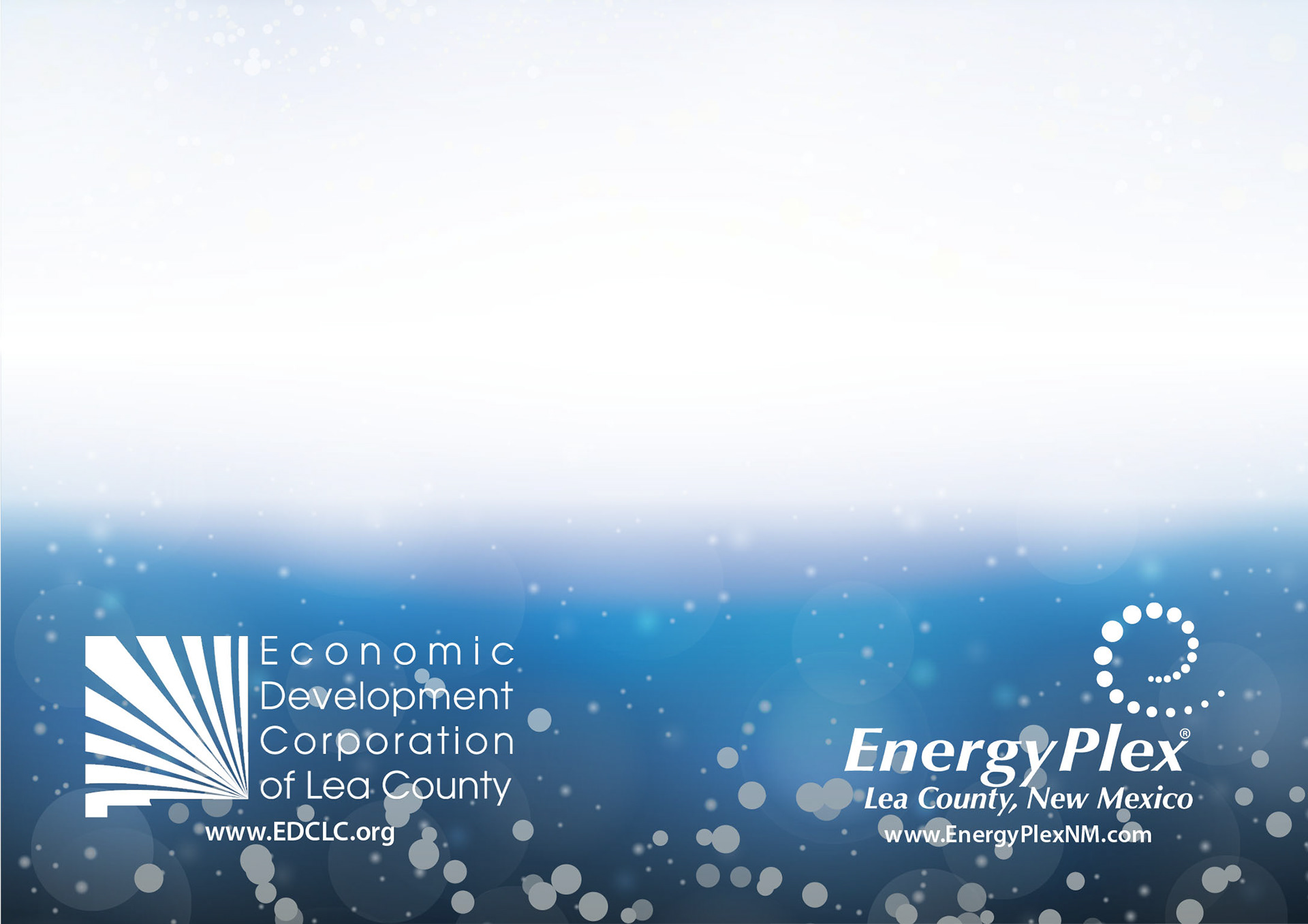 Folded Invitation for the Economic Development Corporation of Lea County's "Evening with Lea County" Legislative Event. Back. Created in Adobe Illustrator. 2016