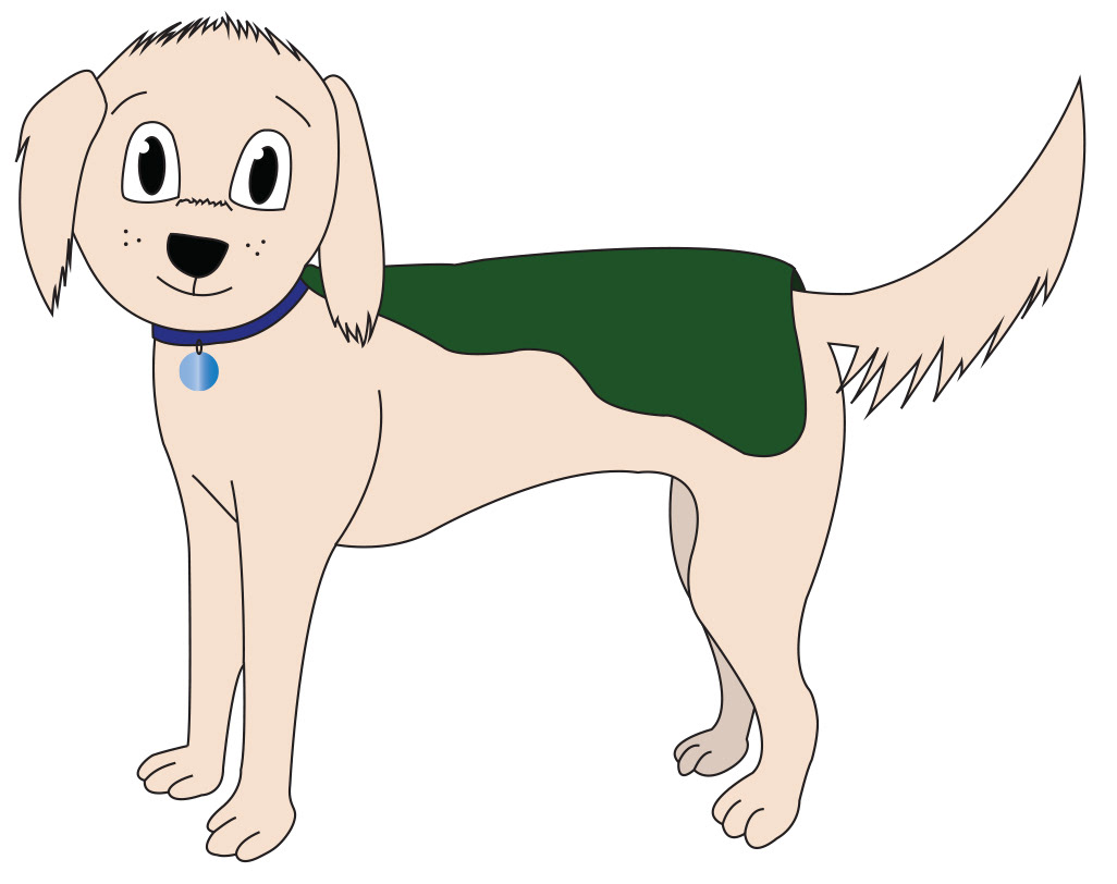 "The Adventures of Pooch: The Kitty Litter Caper" Character Profile: Captain Destructo. Created in Adobe Illustrator. 2014