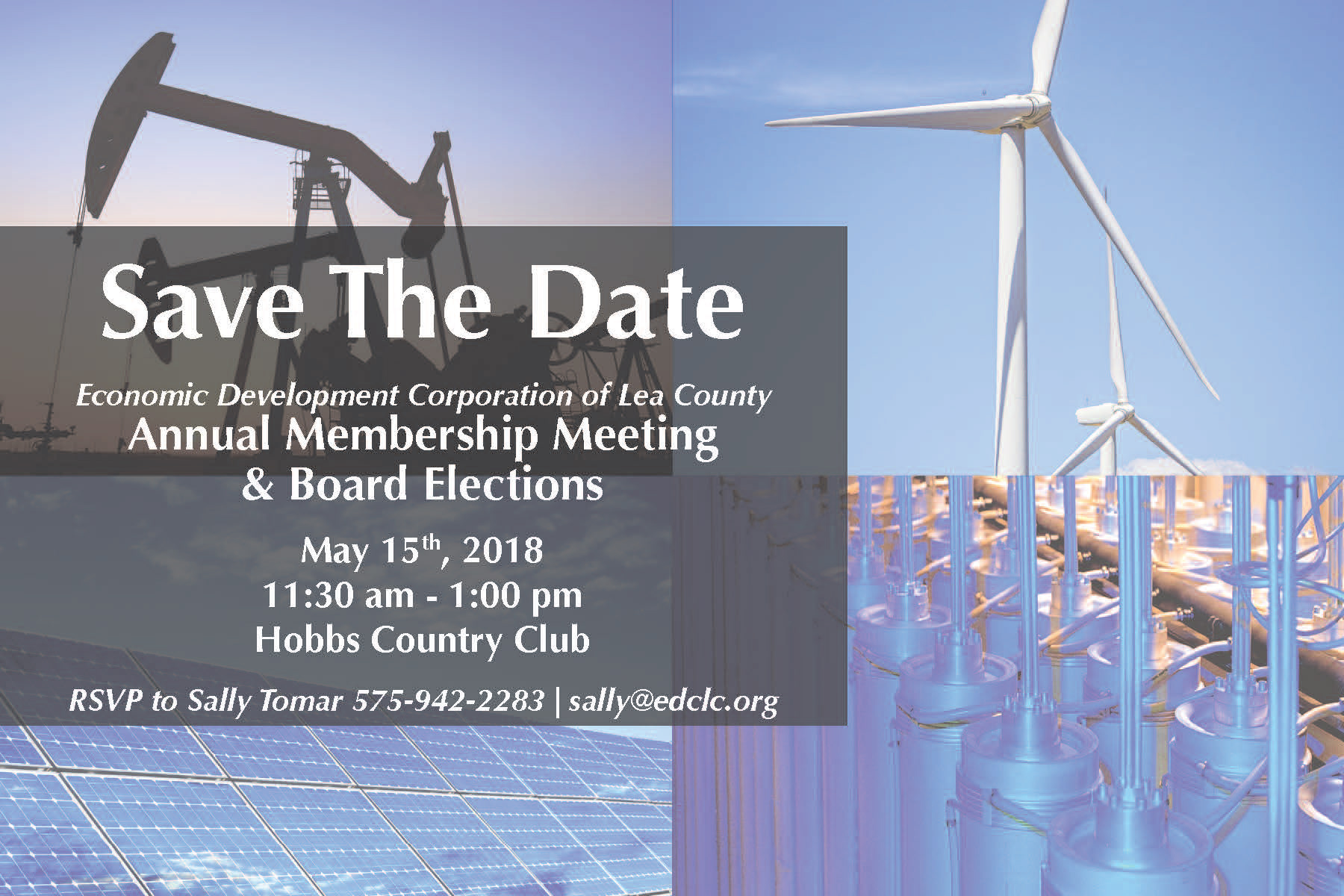 Save The Date Postcard. Created in Adobe InDesign. 2018