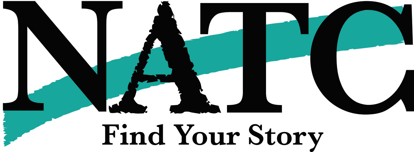 Logo 2 for New Antiquities Theatre Company. This can be seen in either green or aqua. Created in Adobe Illustrator. 2017