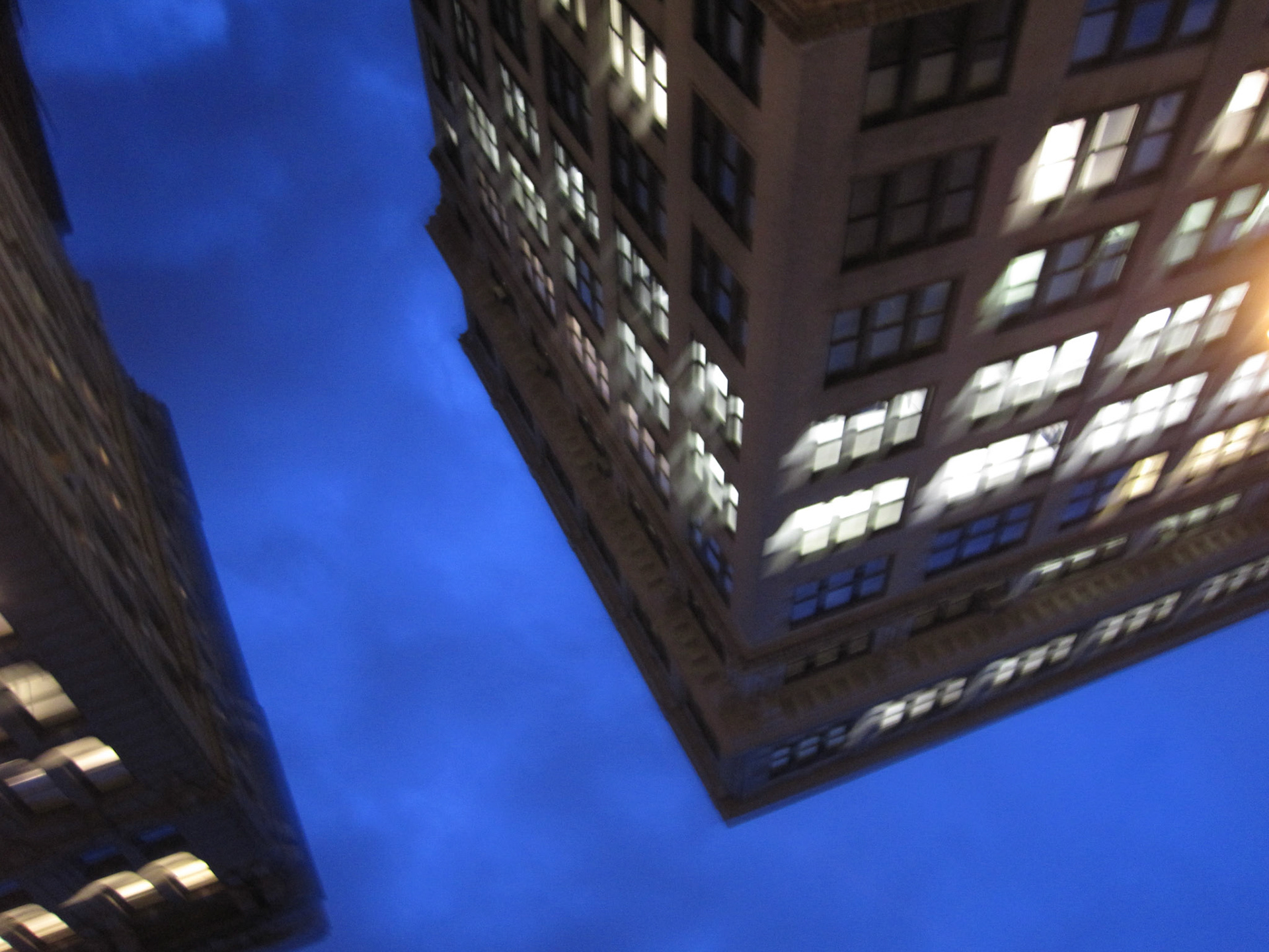 Shapes from New York City sky, 2009