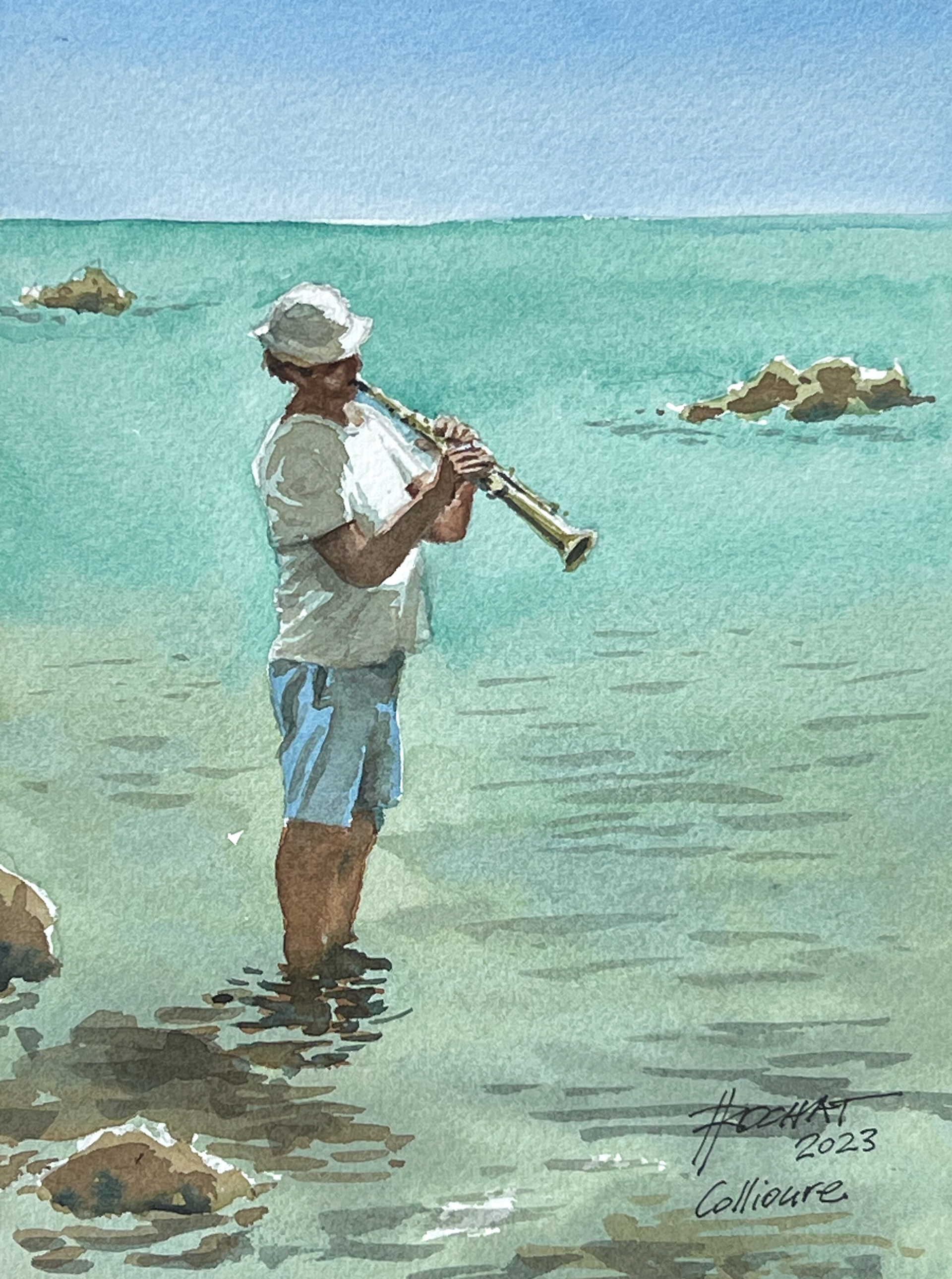 Collioure saxophoniste