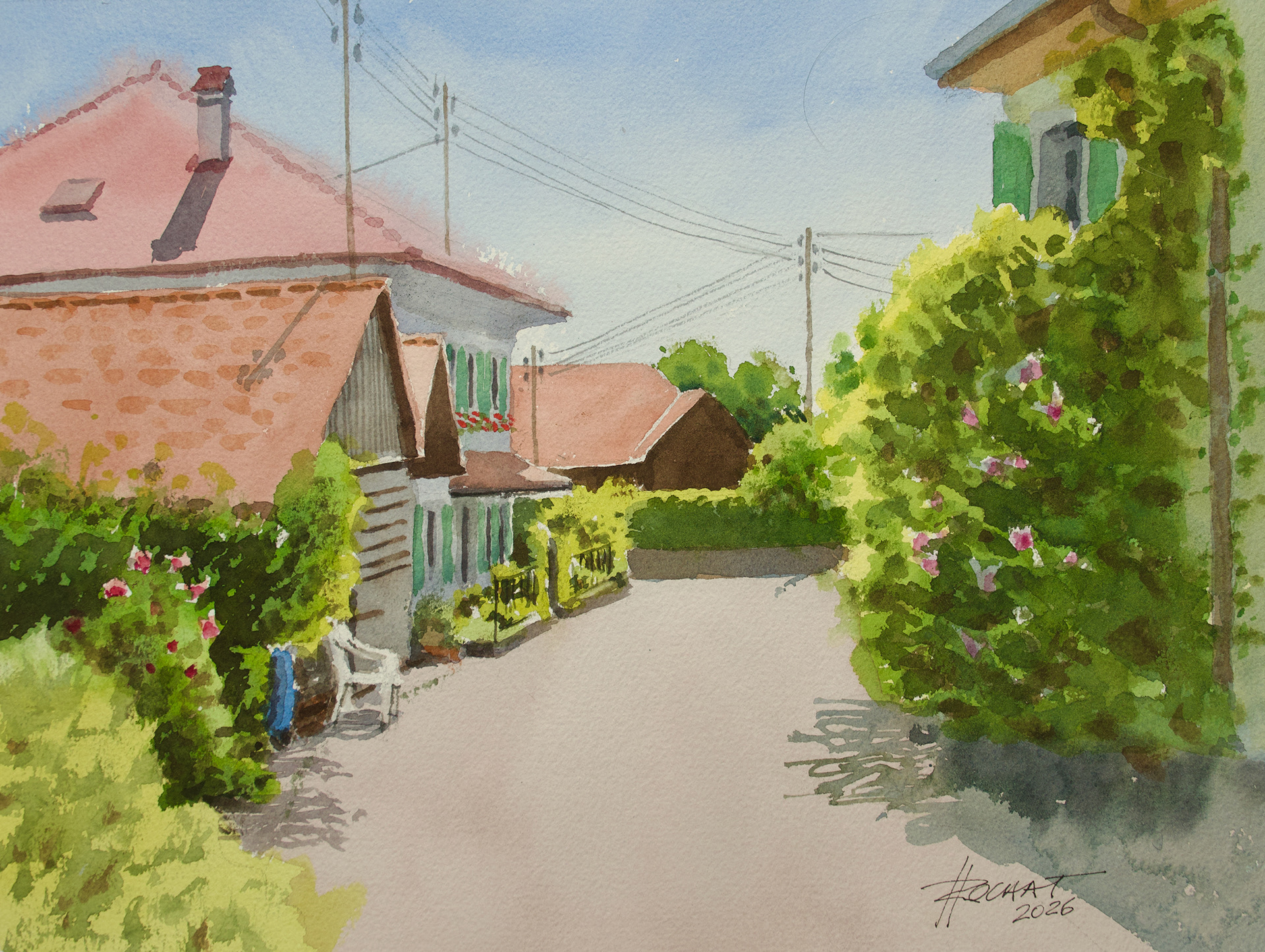 Martherenges - Rue du Collège