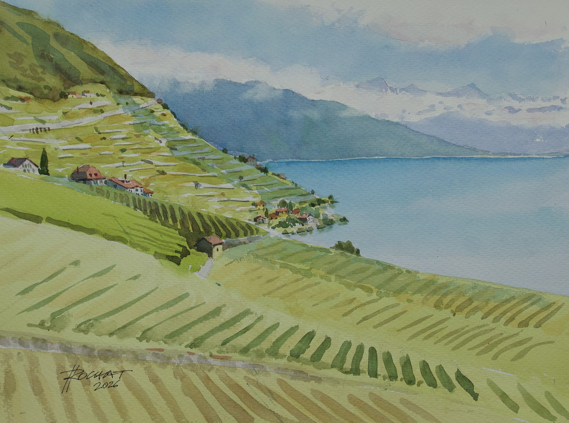 Lavaux  depuis Riex