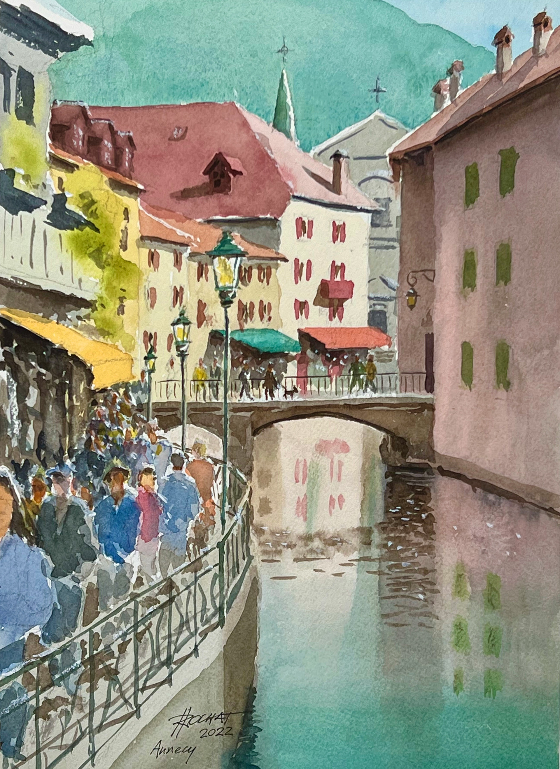 Annecy vieille ville (vendu) 26x36
