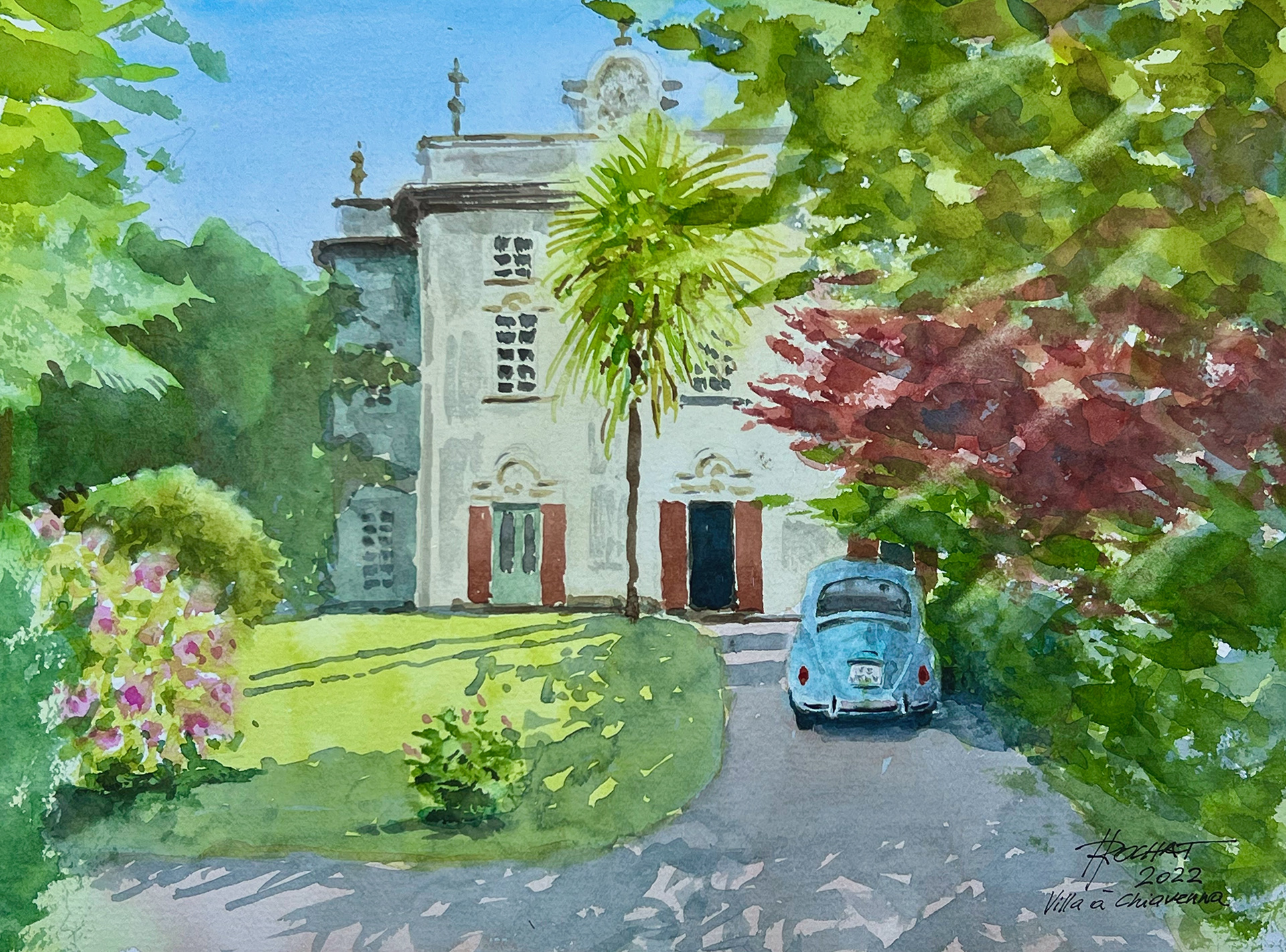Villa à Chiavenna 36x26