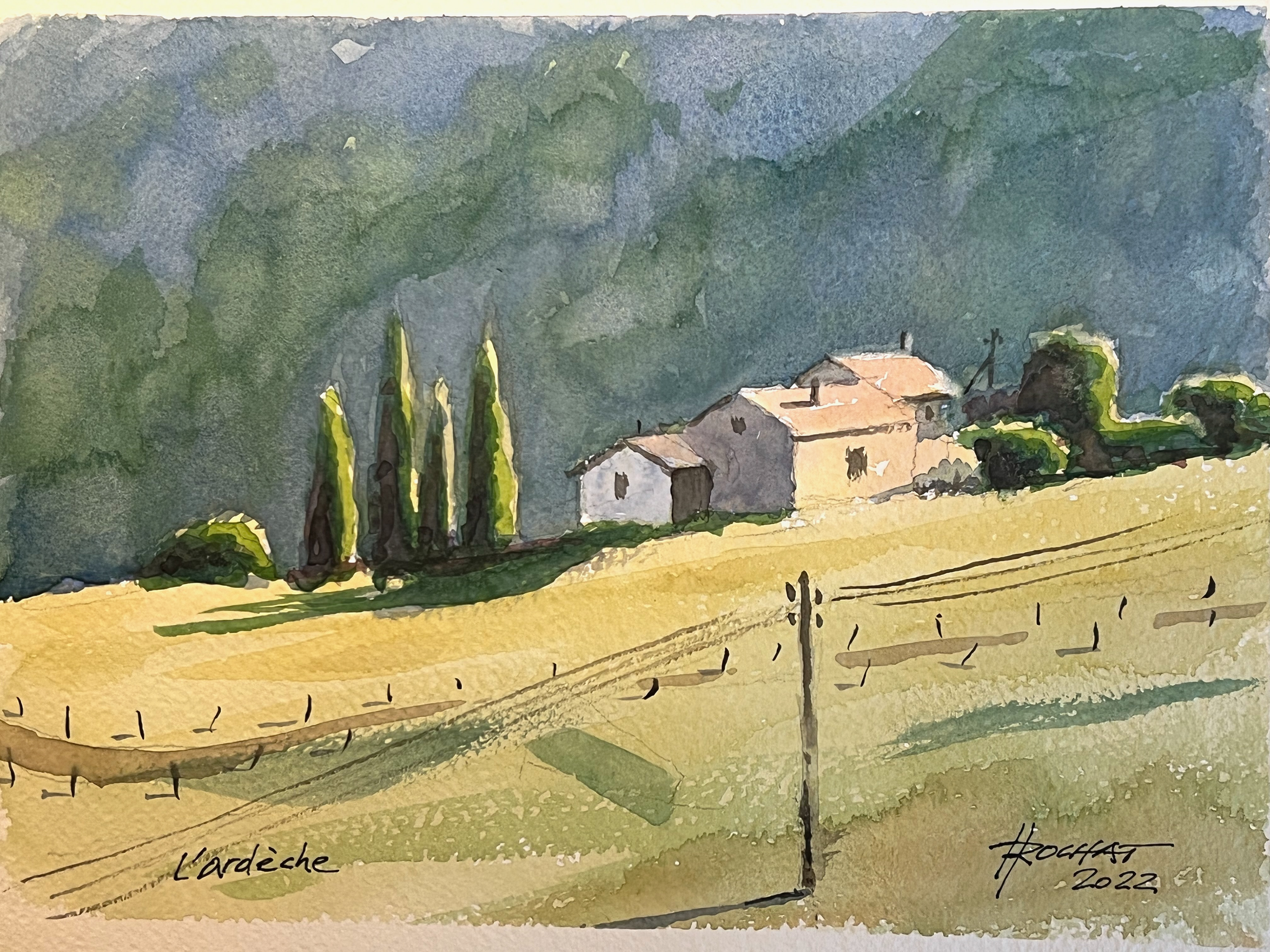 Largentière en Ardèche 29x21