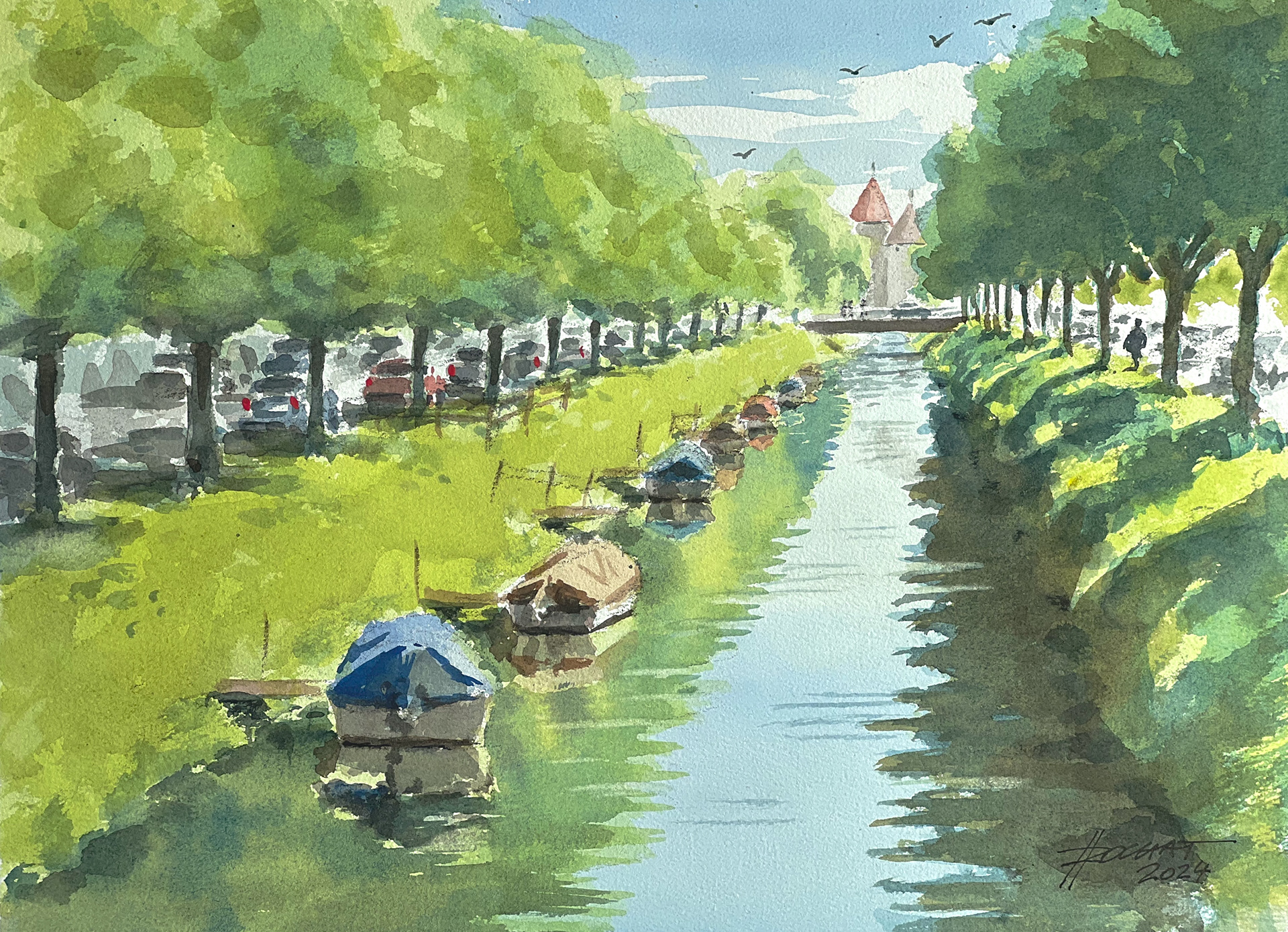 Canal oiental à Yverdon-les-Bains