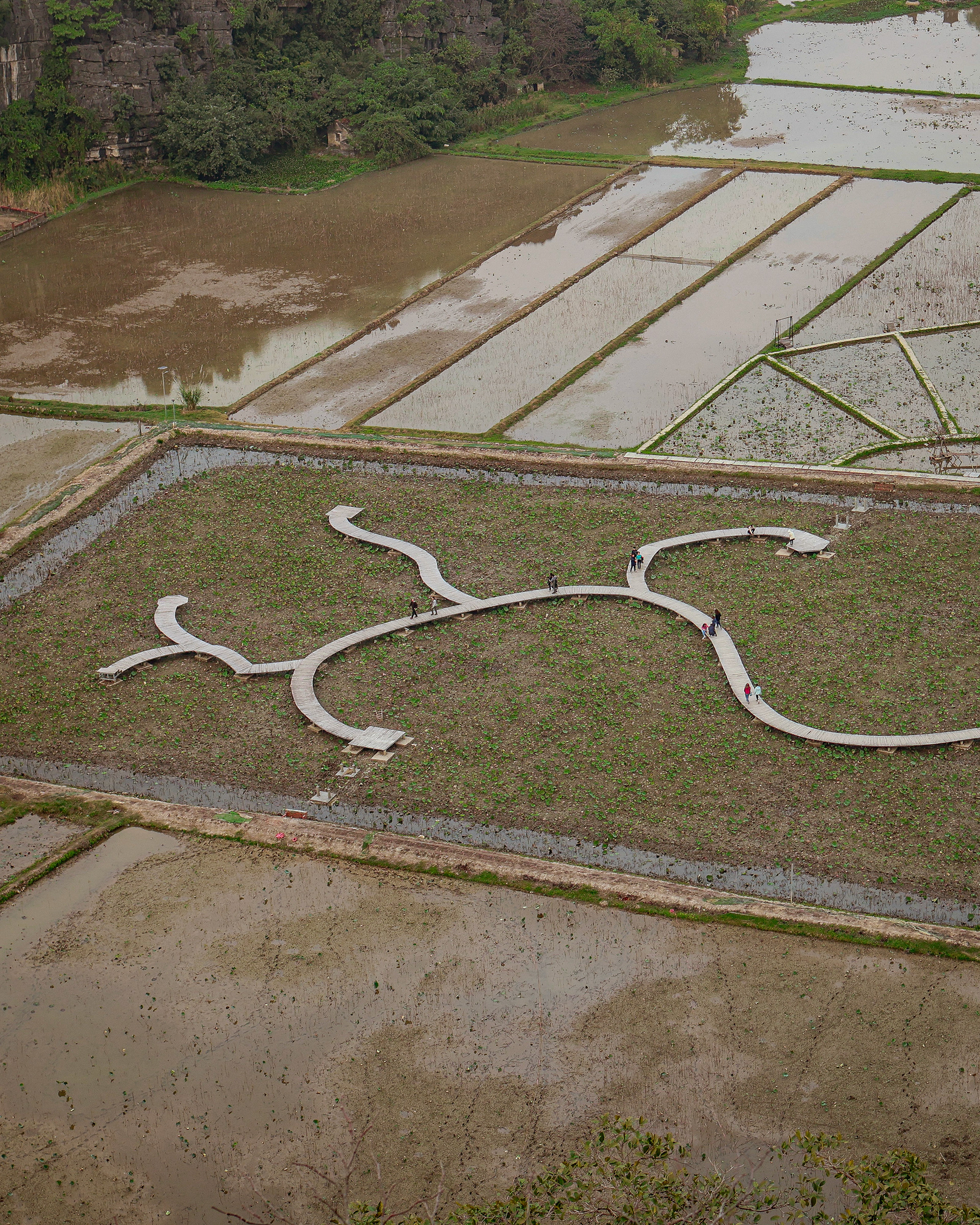 View from halfway to the Lying Dragon Mountain