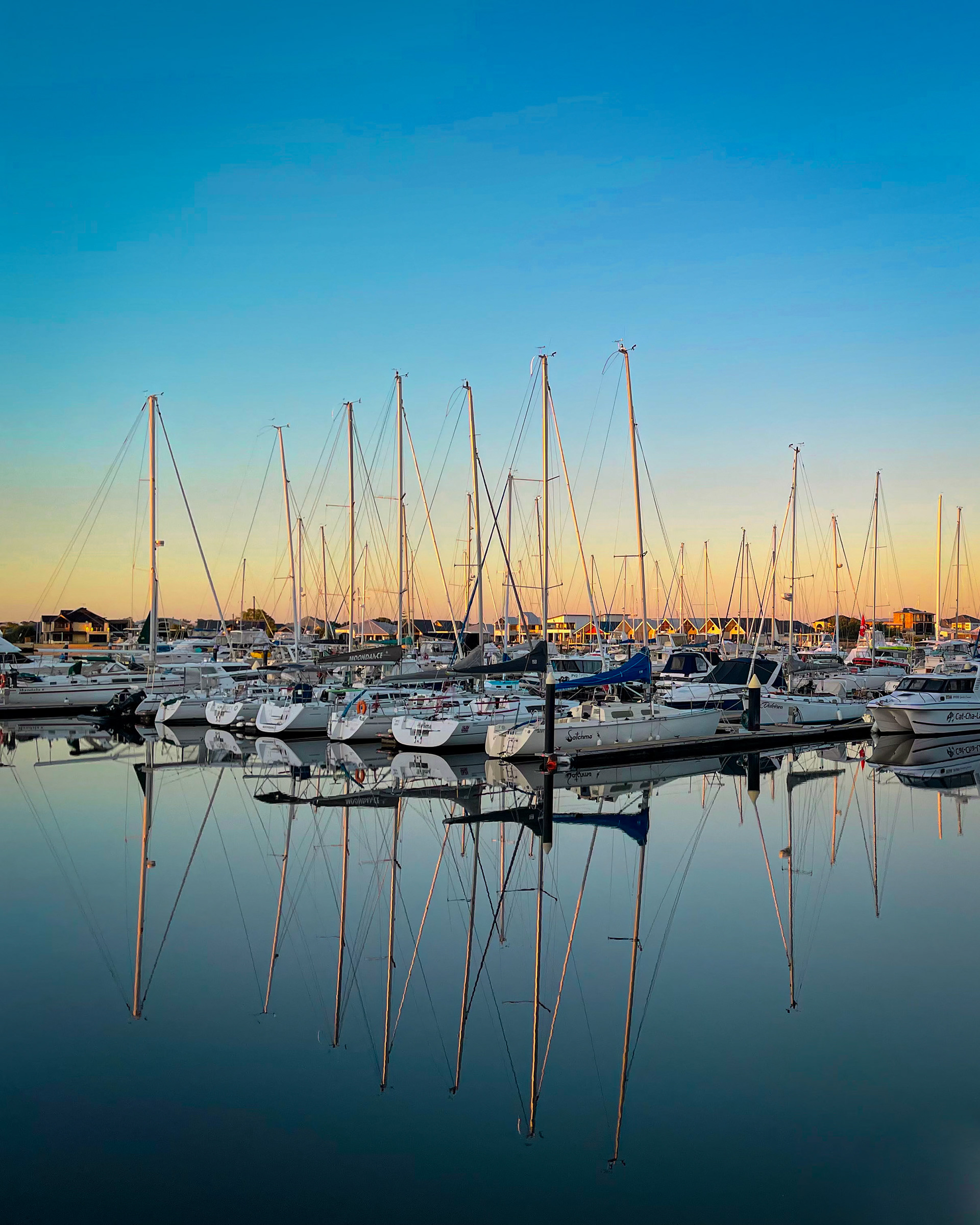 The view from the Airbnb I stayed in Busselton
