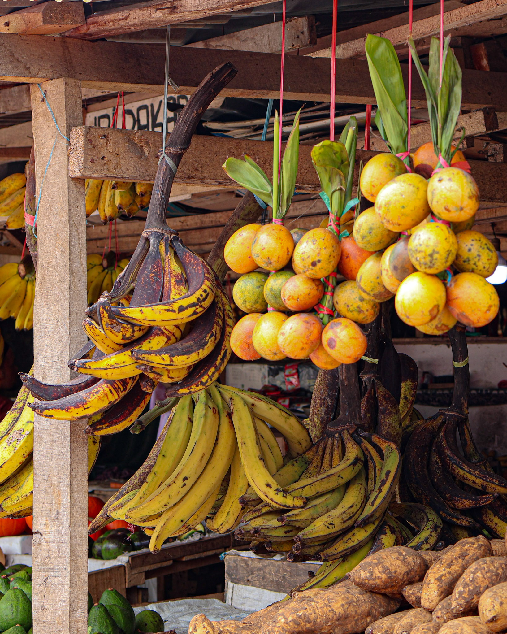 Street vendor fruits