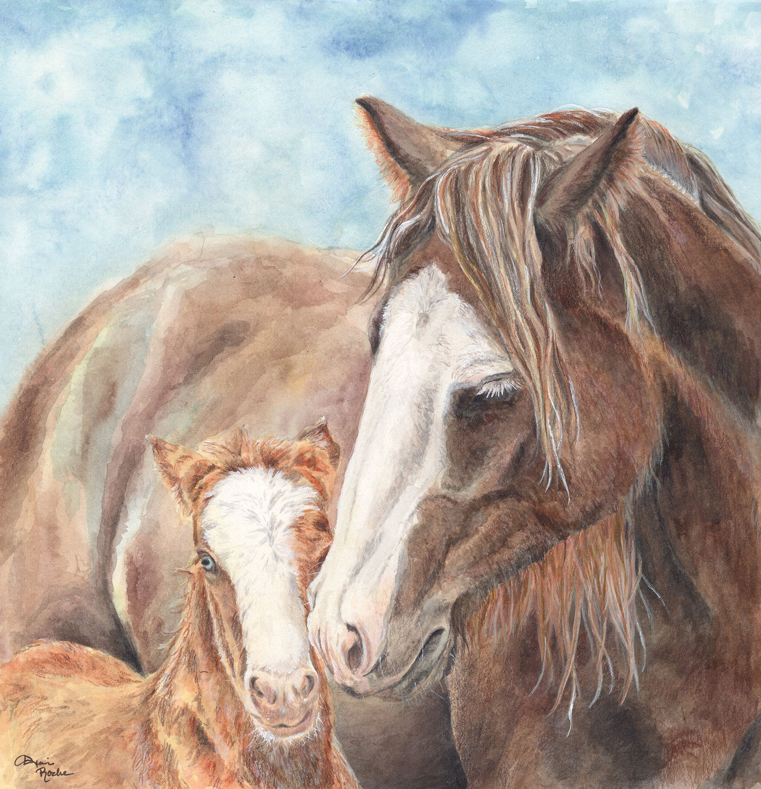 Gypsy Love 10.5"x10.5"  (SOLD)