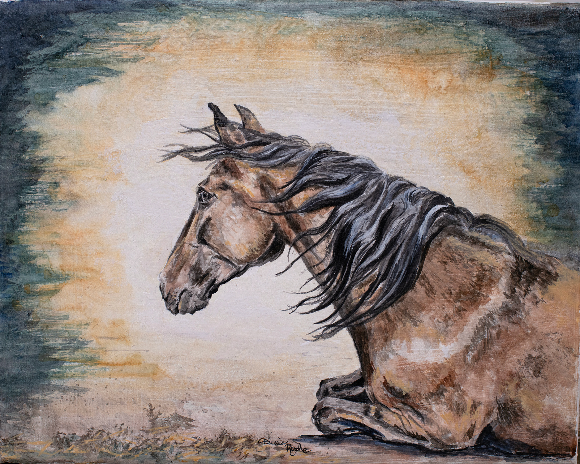 A Momentary Pause 8"x10" (SOLD)