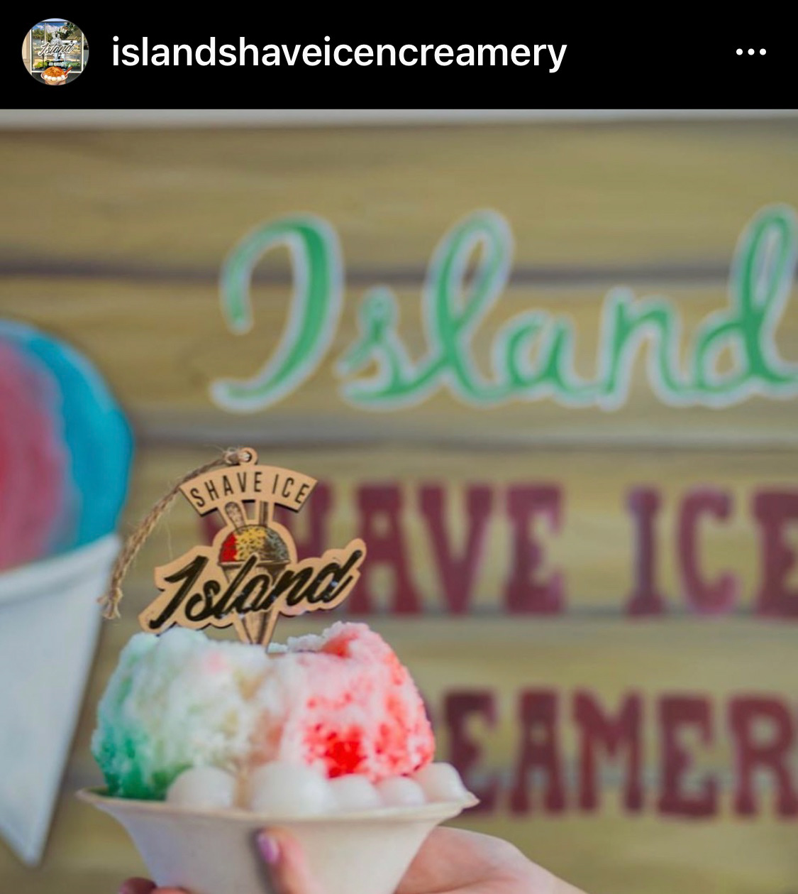 Wooden Ornament Final - Photo credit to Island Shave Ice and Creamery