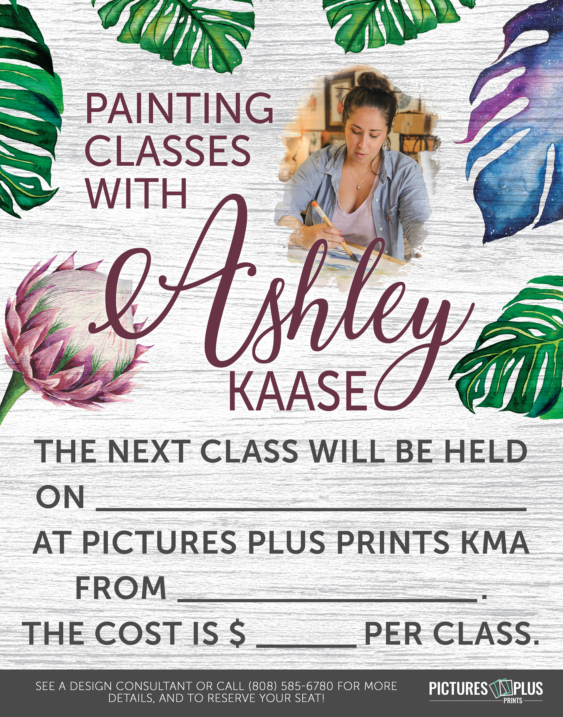 Metal Sign Art Class Info 