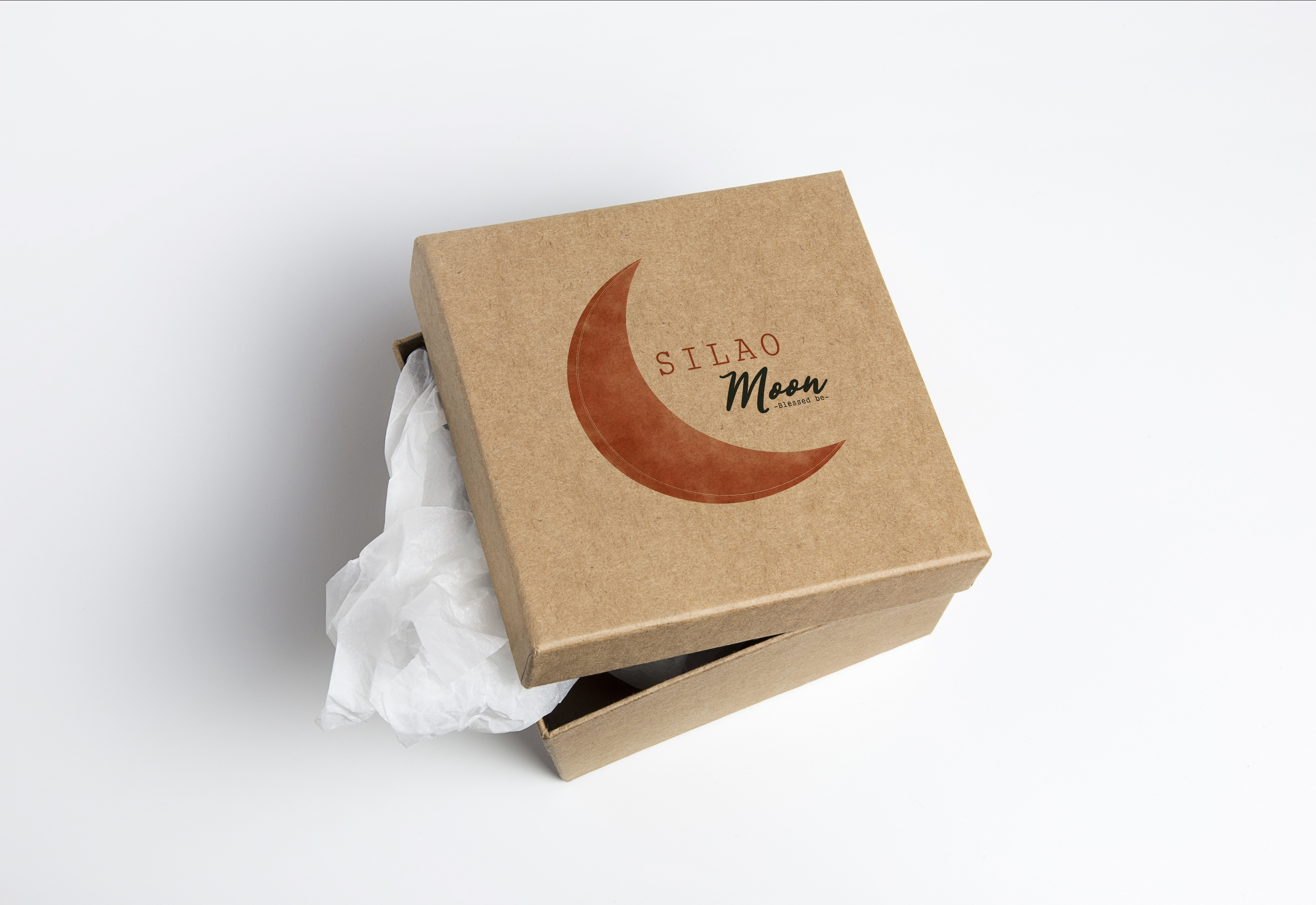 Silao Moon Logo Mockup