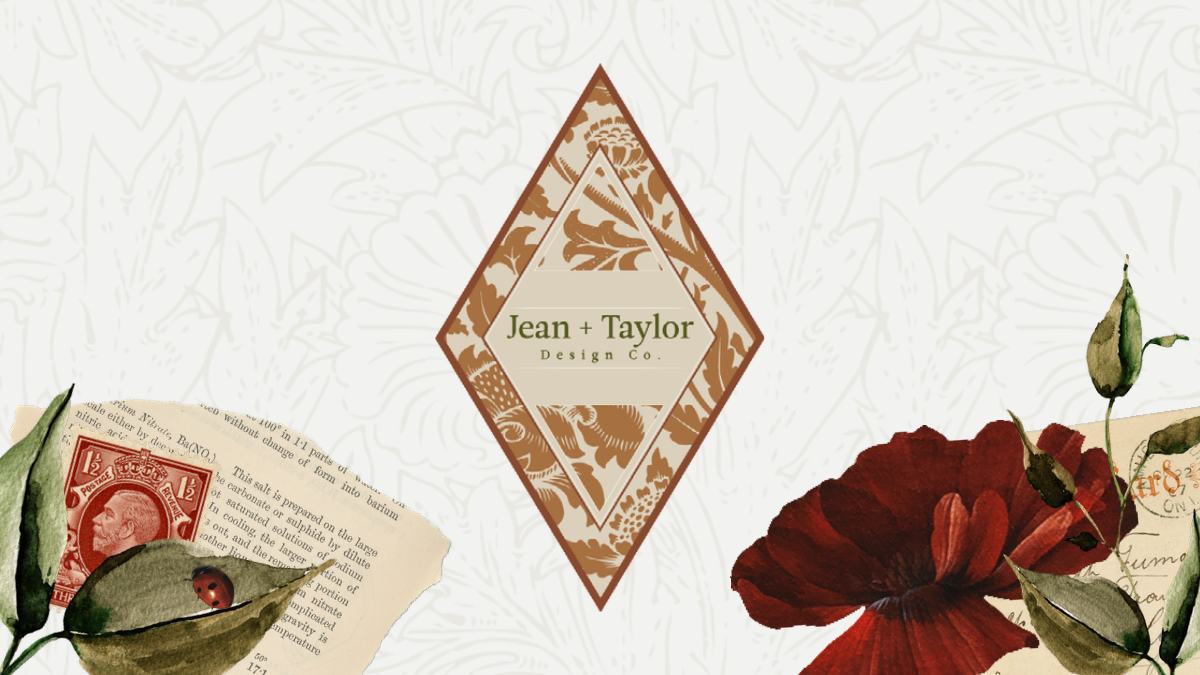 Jean + Taylor Design Co. Social Media Banner