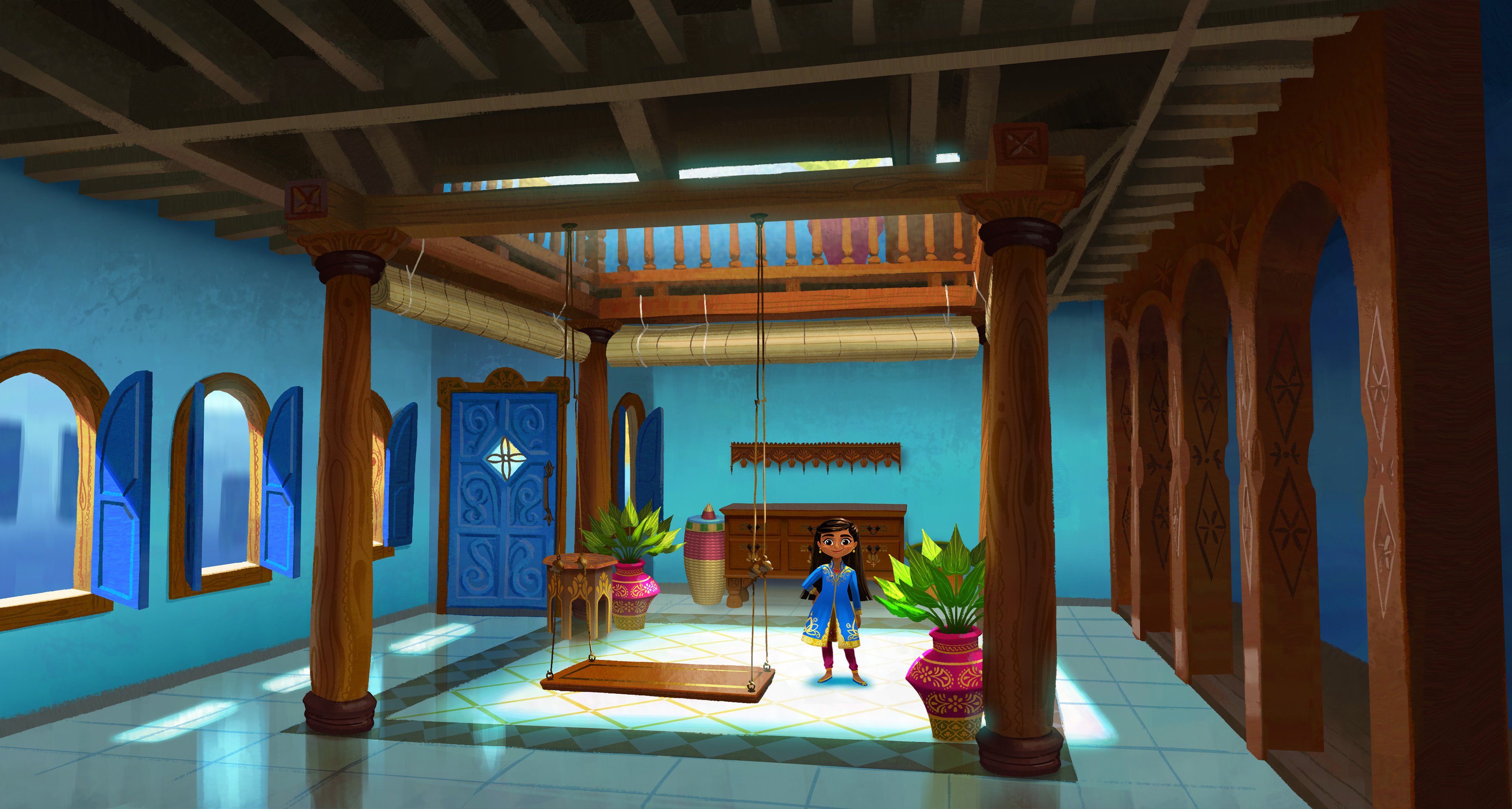 Mira, Royal Detective - Dhruv's House INT