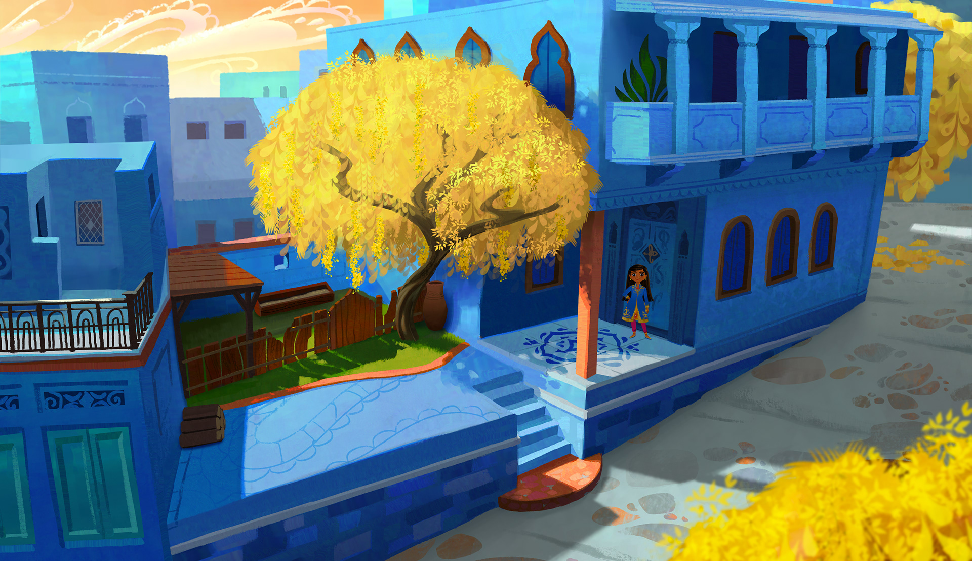 Mira, Royal Detective - Dhruv's House EXT