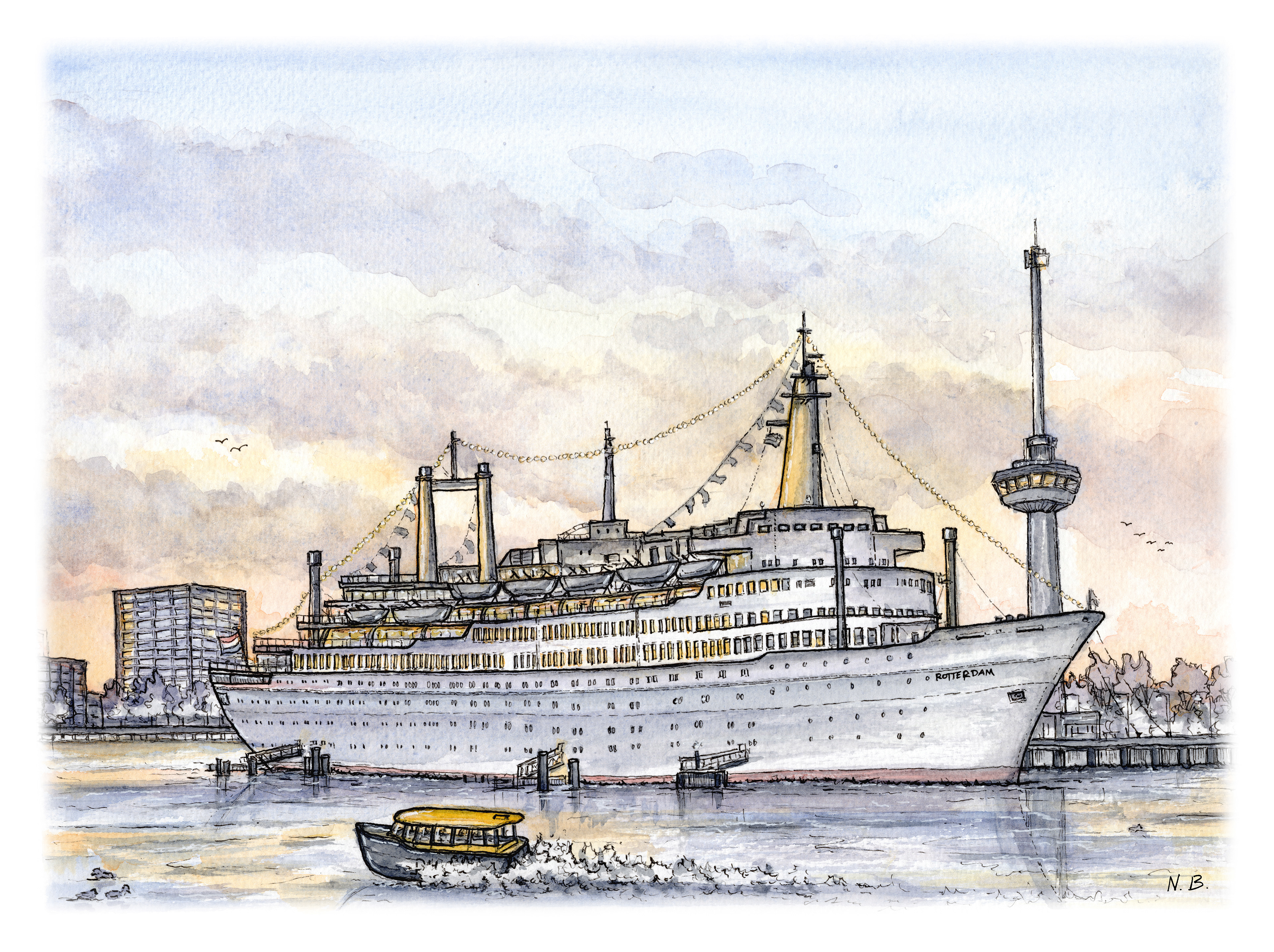 Stoomschip Rotterdam