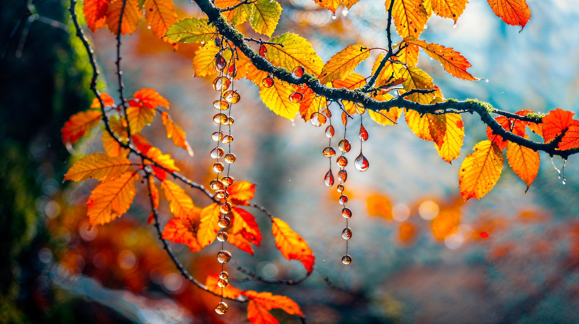 Dew drops