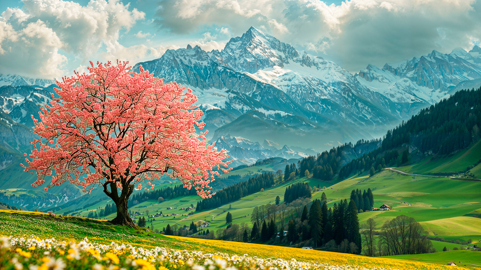 Cherry Blossom Switzerland