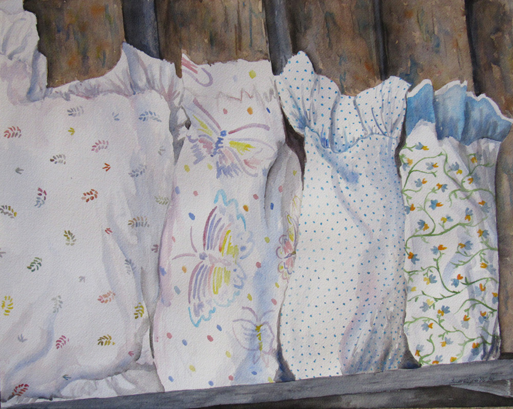 Water Color Pillows 2