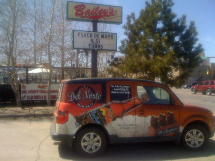Manana on the right of the car - Vehicle Wrap