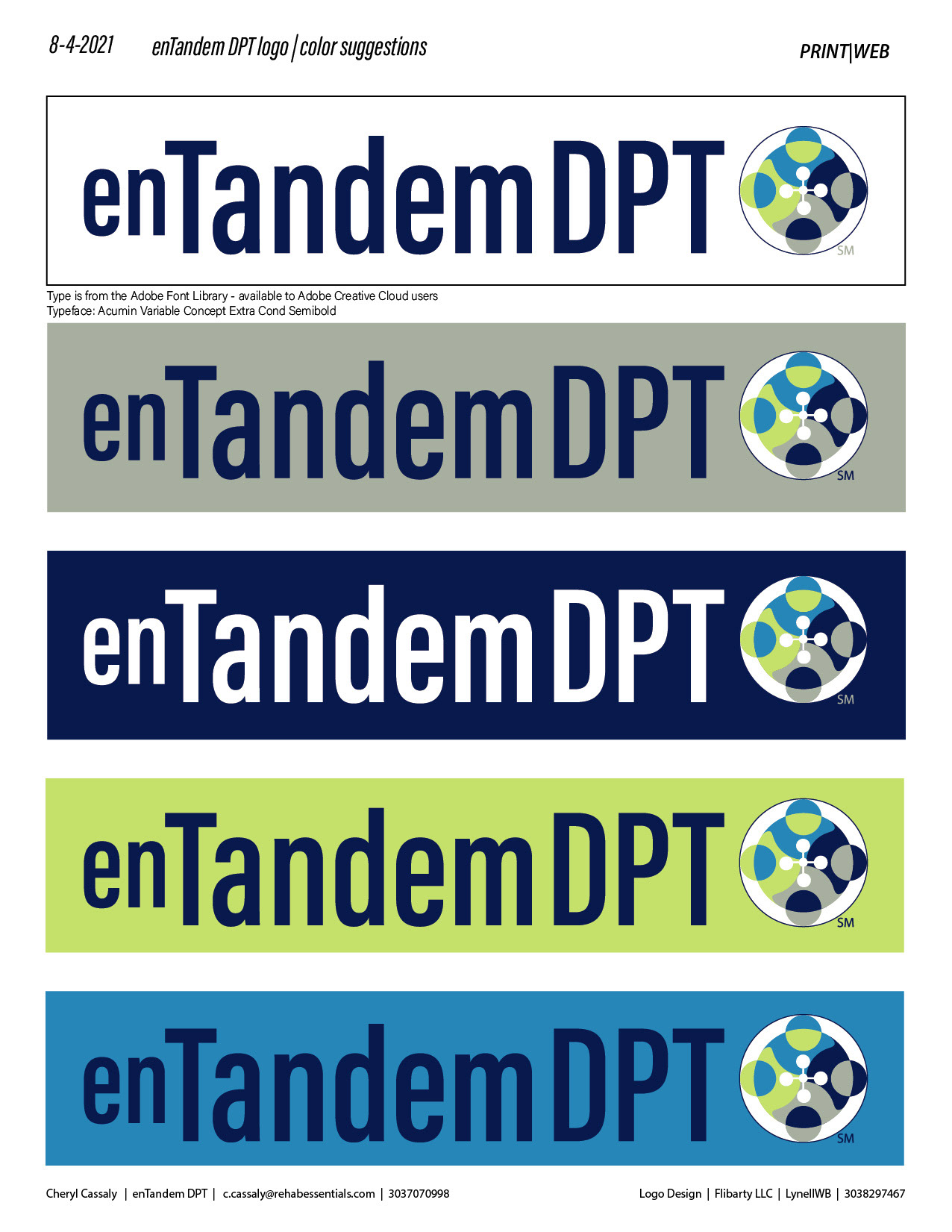 enTandem DPT Logo Colorways