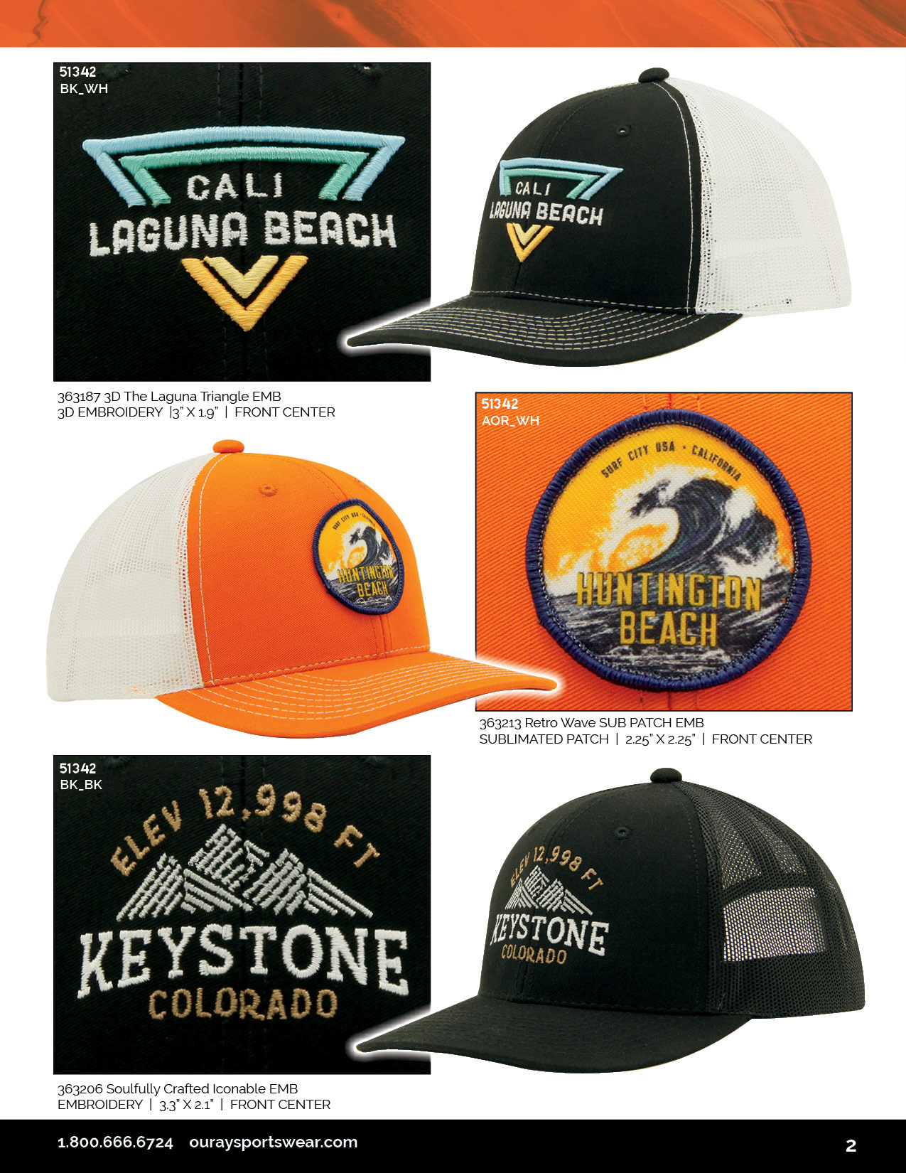 4 Page Headwear Flyer