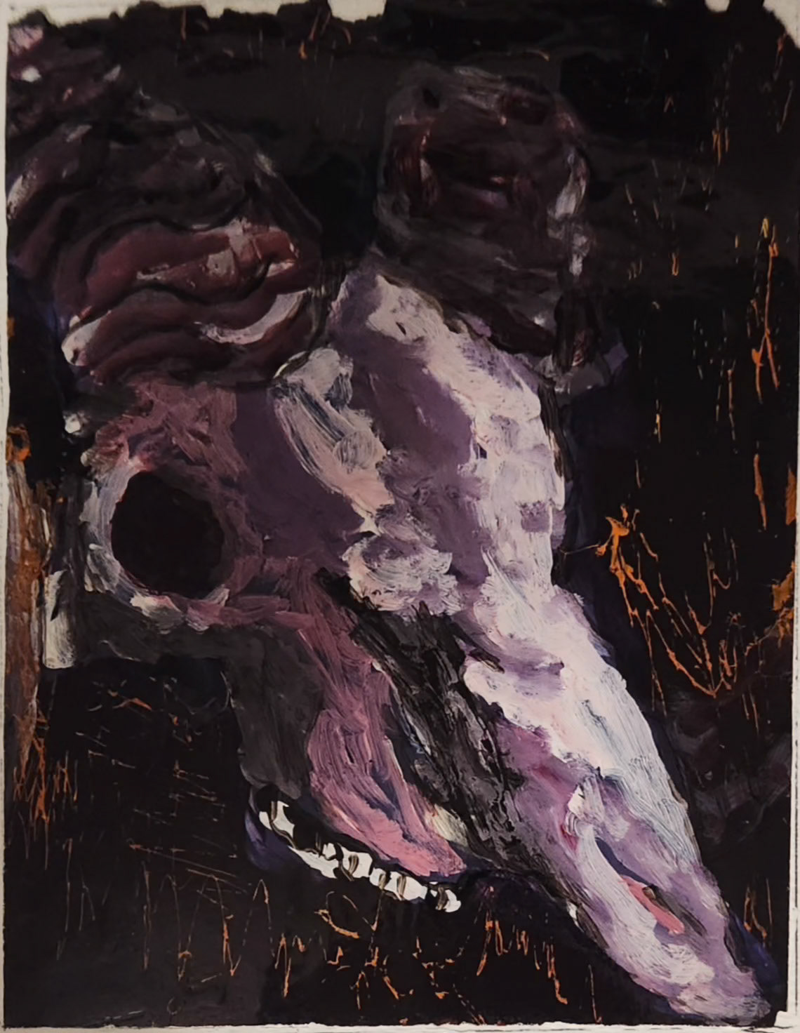 Purple Goat Skull 2024