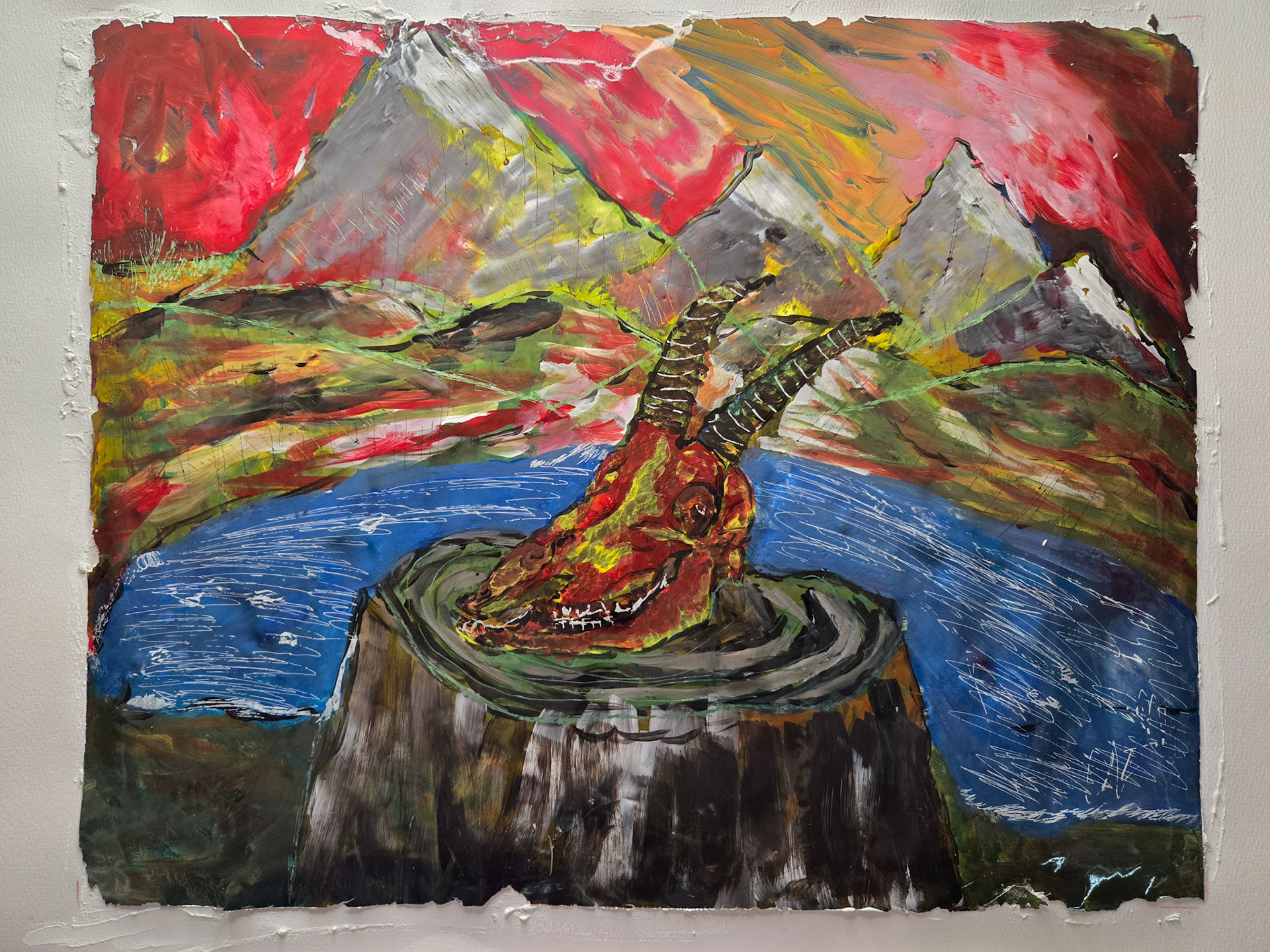 Goat Skull in landscape 2023