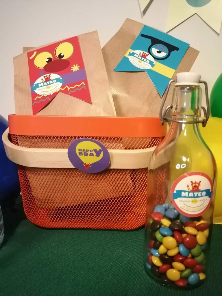 Etiquetas y bolsas para Chuches