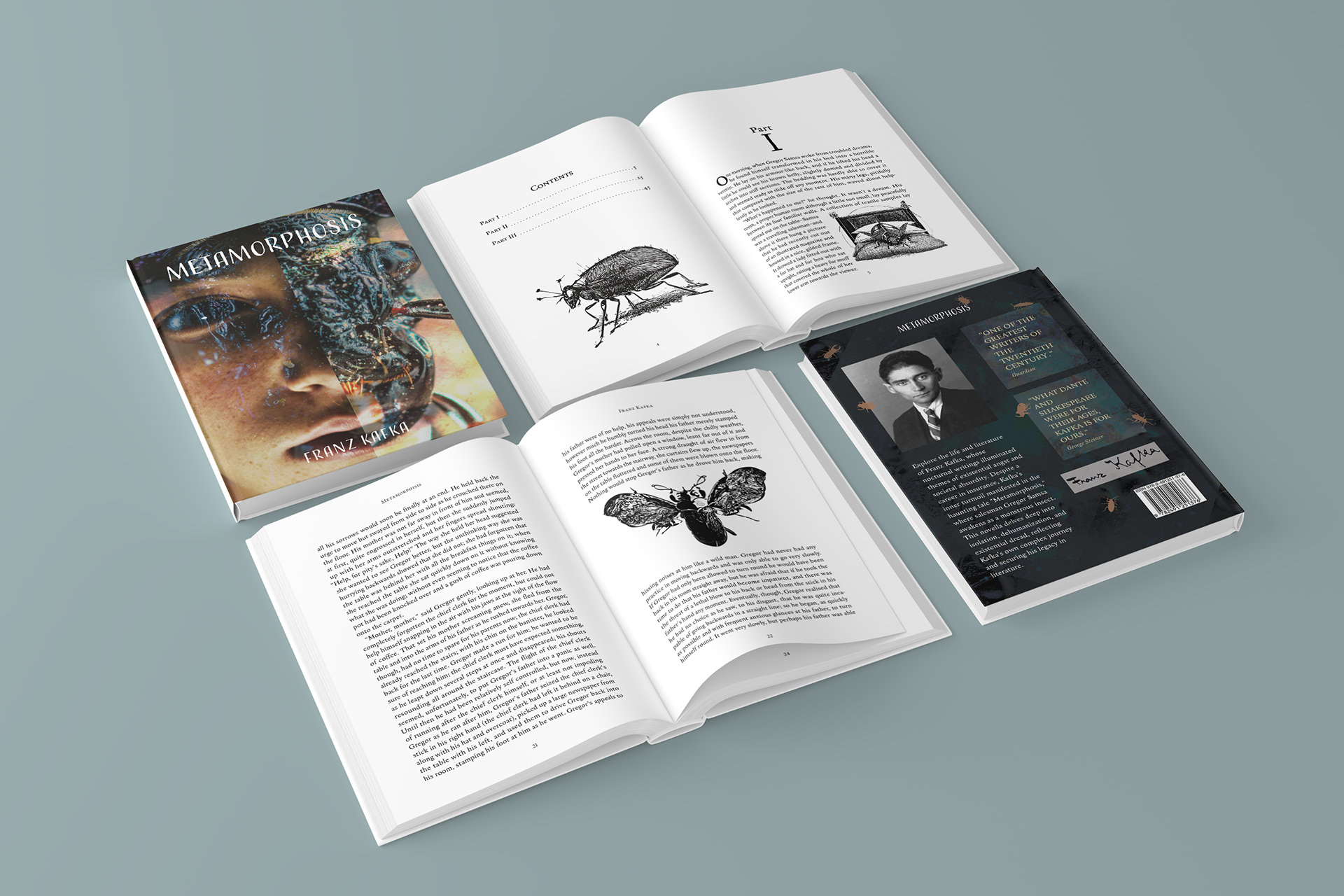 Concept design for Frank Kafka's "Metamorphosis". 