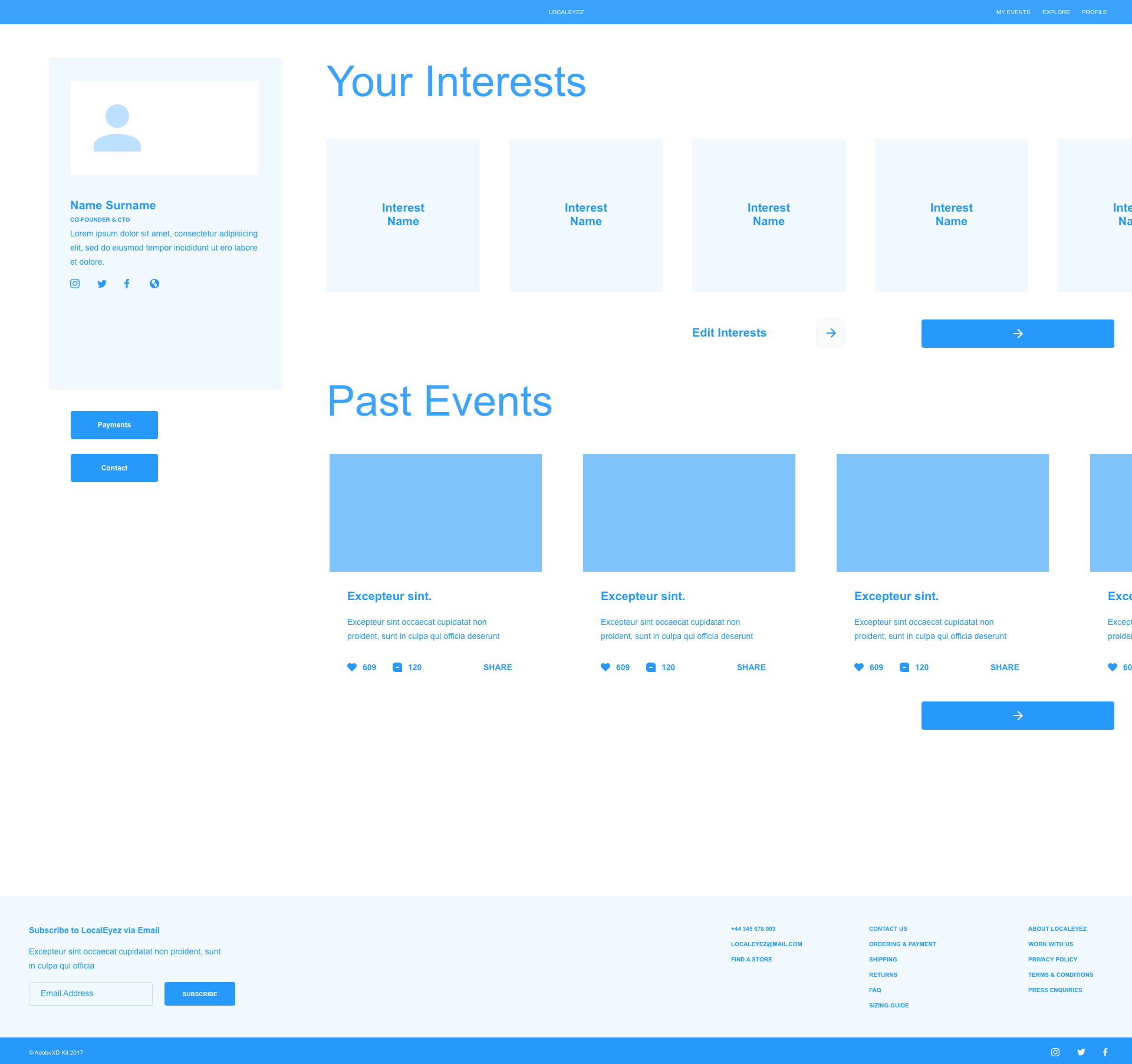 User Profile Page