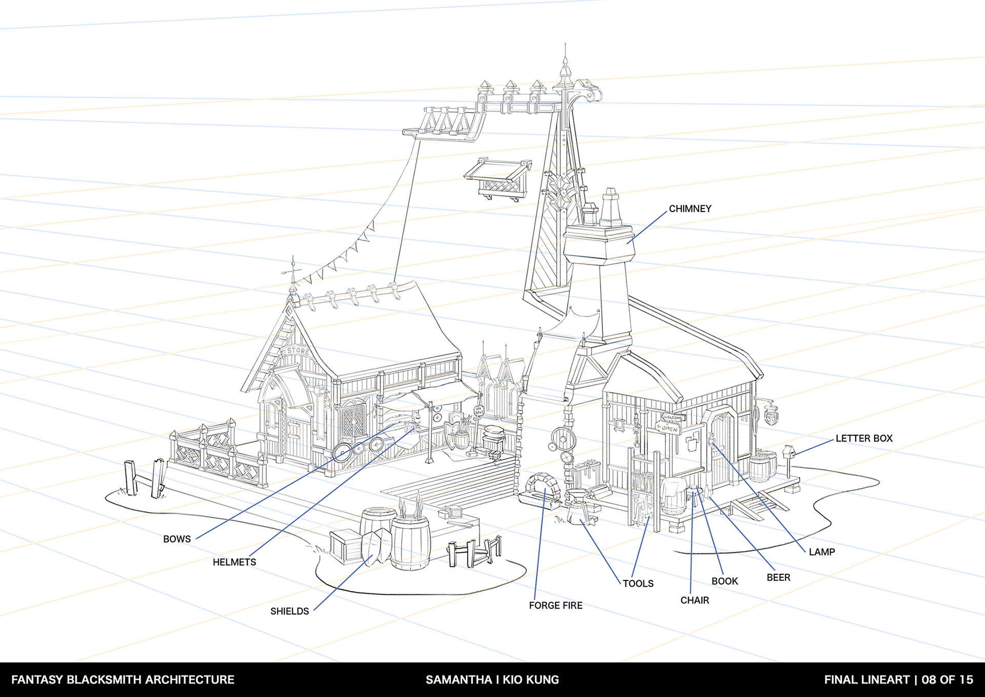 blacksmith shop drawing